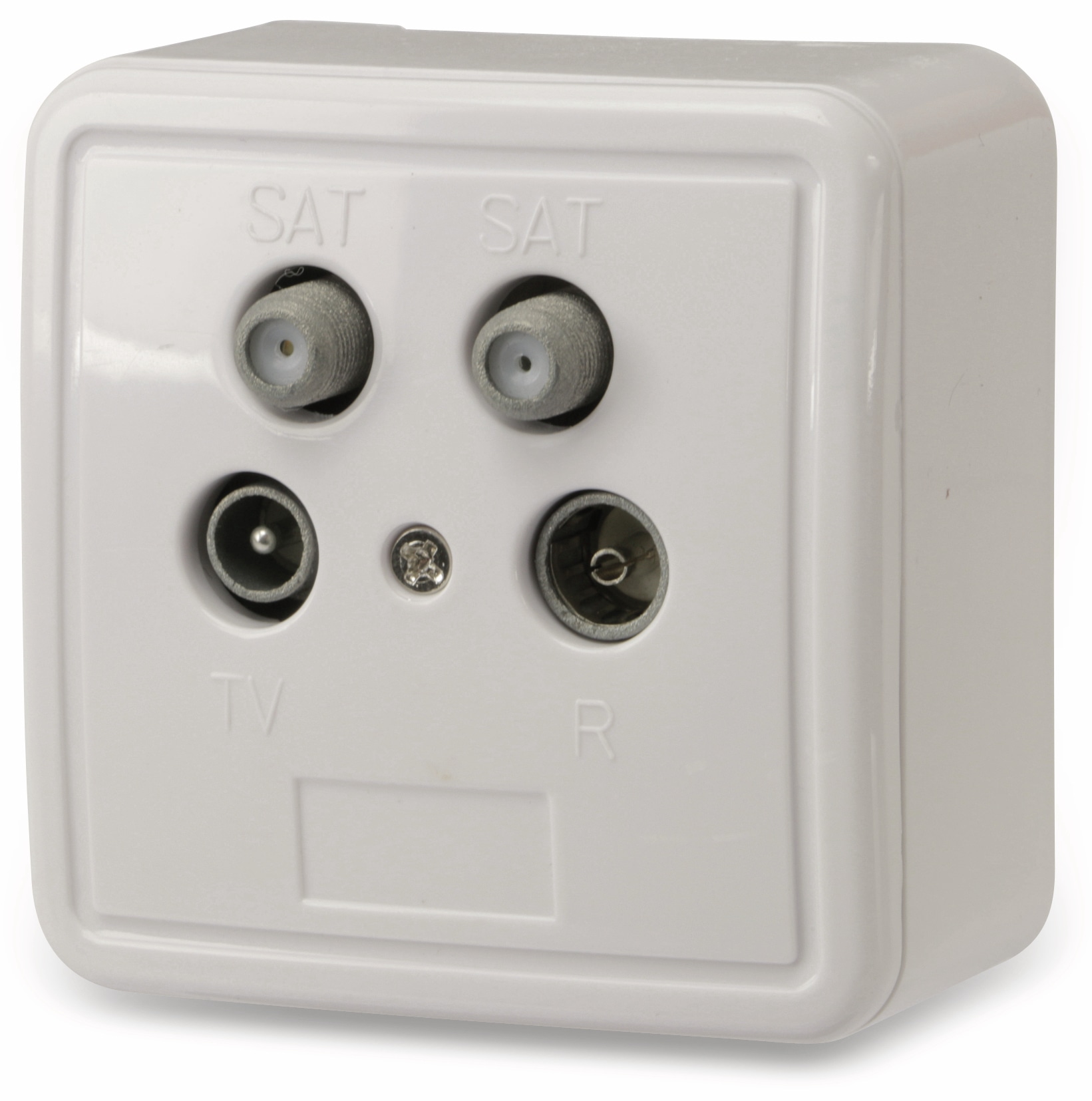 GOOBAY SAT-Doppel-Antennendose GOOBAY SAT-Doppel-Antennendose