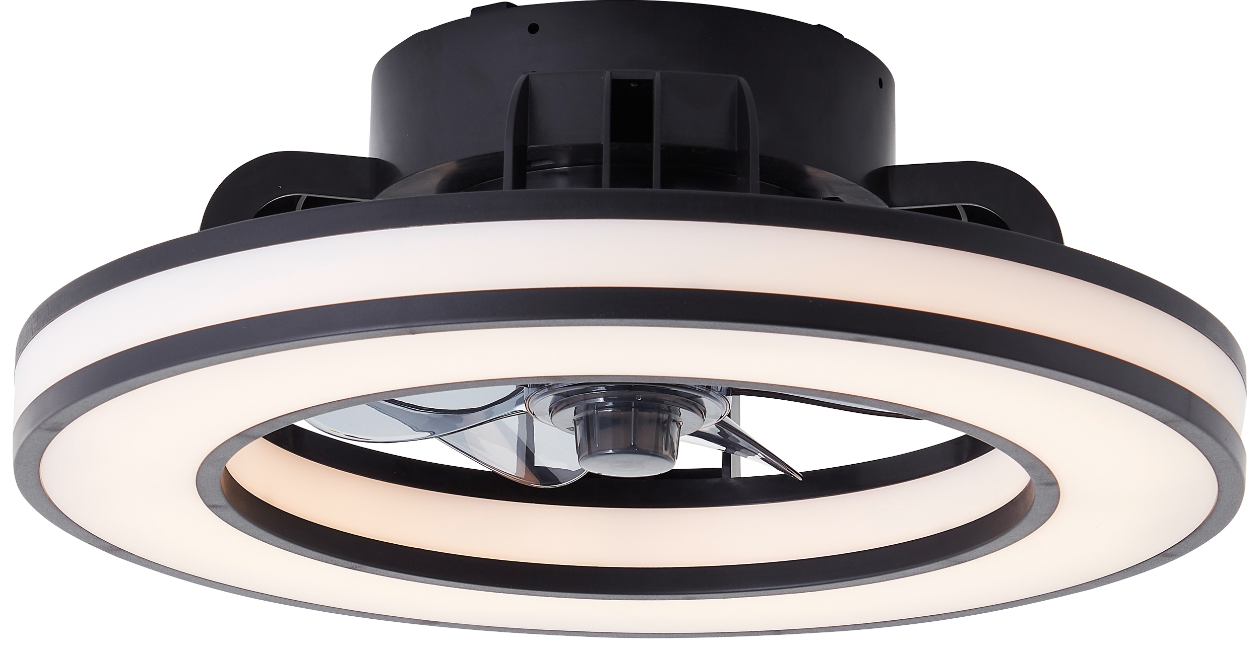 BRILLIANT LED-Deckenleuchte Mondello, mit Ventilator, 26 W, 3100 lm