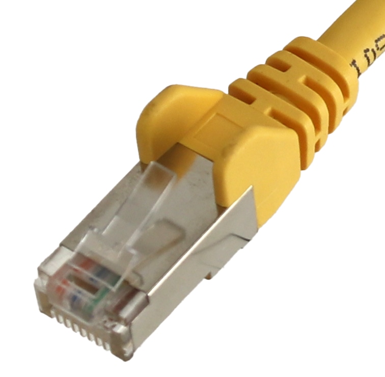 CAT.5E Patchkabel, 1 m, gelb, UTP