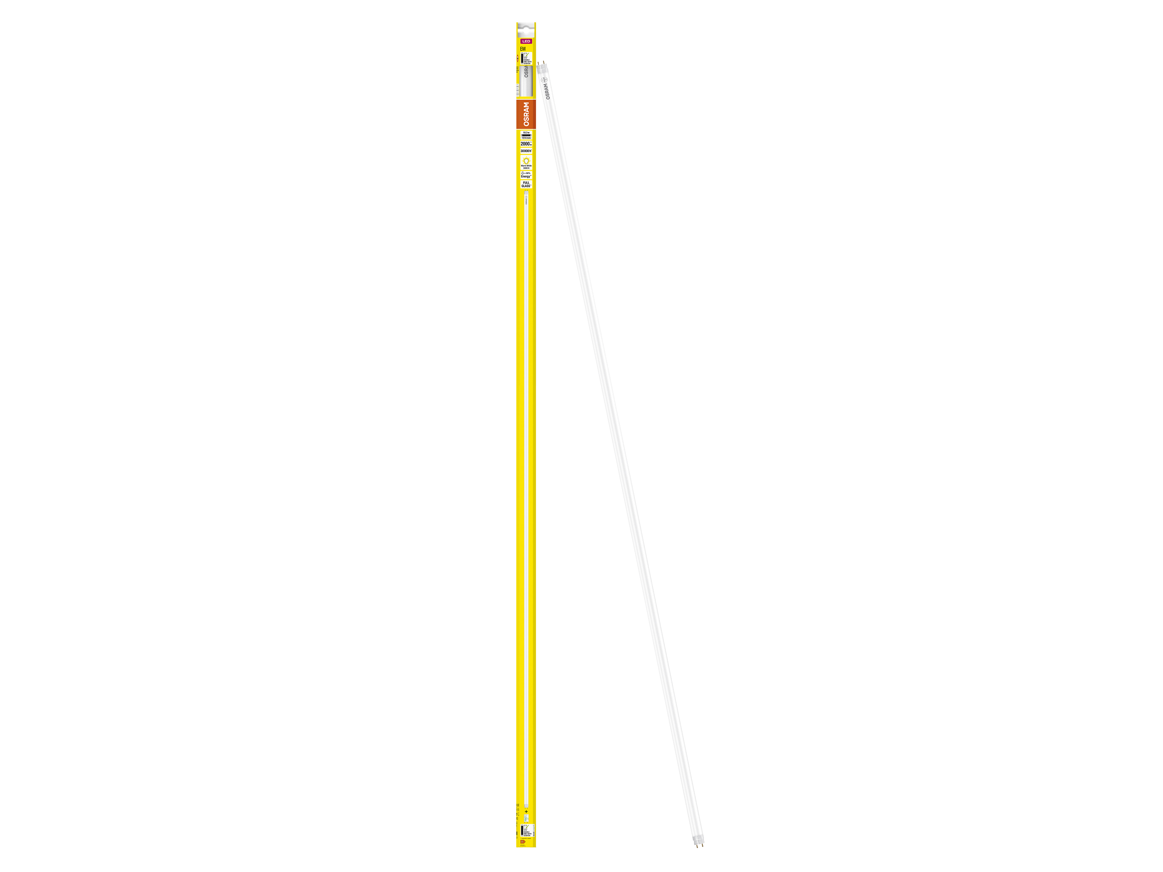 OSRAM LED-Röhre, T8, 1500mm, G13, EEK: F, 18,3W, 2000lm, 3000K OSRAM LED-Röhre, T8, 1500mm, G13, EEK: F, 18,3W, 2000lm, 3000K