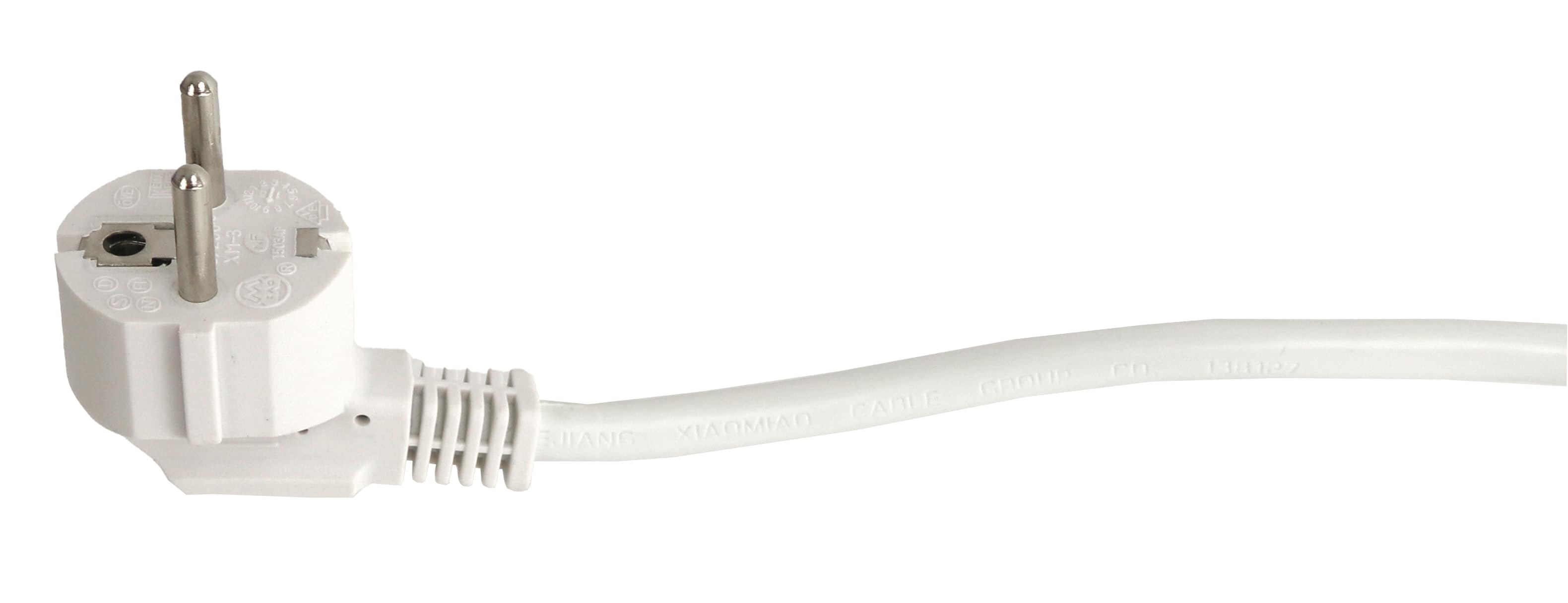 Steckdosenleiste XM-C02/2S, 4-fach, weiß Steckdosenleiste XM-C02/2S, 4-fach, weiß
