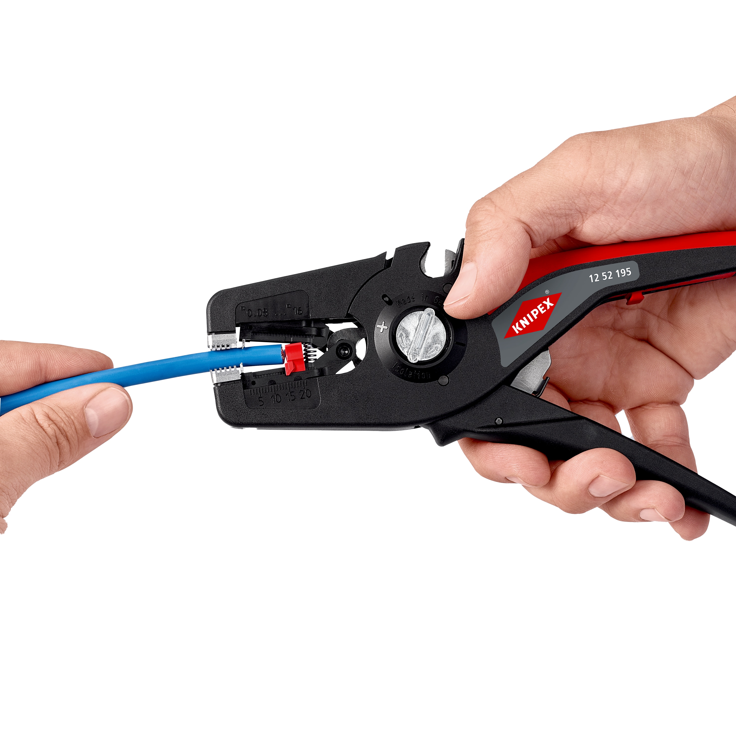KNIPEX Automatische Abisolierzange PreciStrip16, 12 52 195 SB KNIPEX Automatische Abisolierzange PreciStrip16, 12 52 195 SB