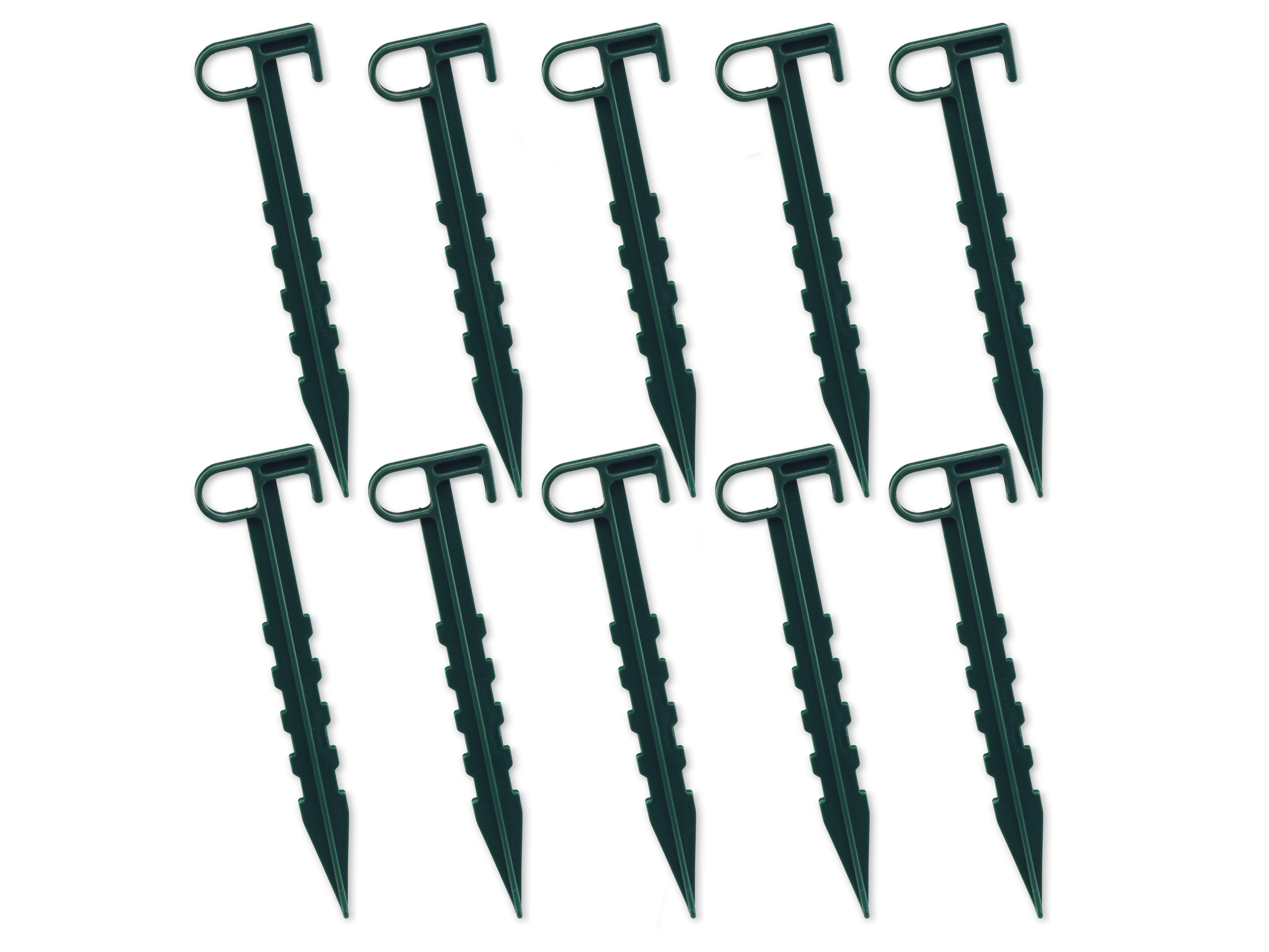 Vlies- und Folienhalter, 10 Stück, 14 cm, Polypropylen, grün