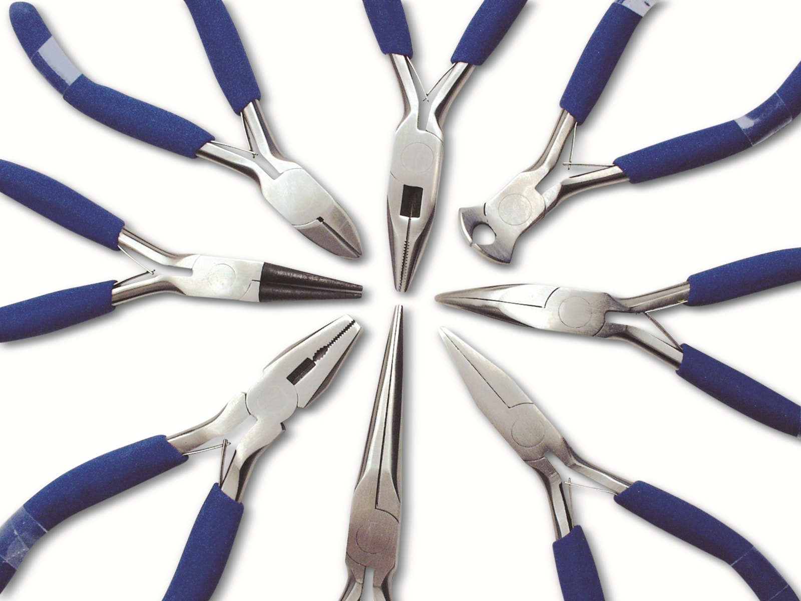 BRÜDER MANNESMANN Elektronik-Zangenset, 8-teilig