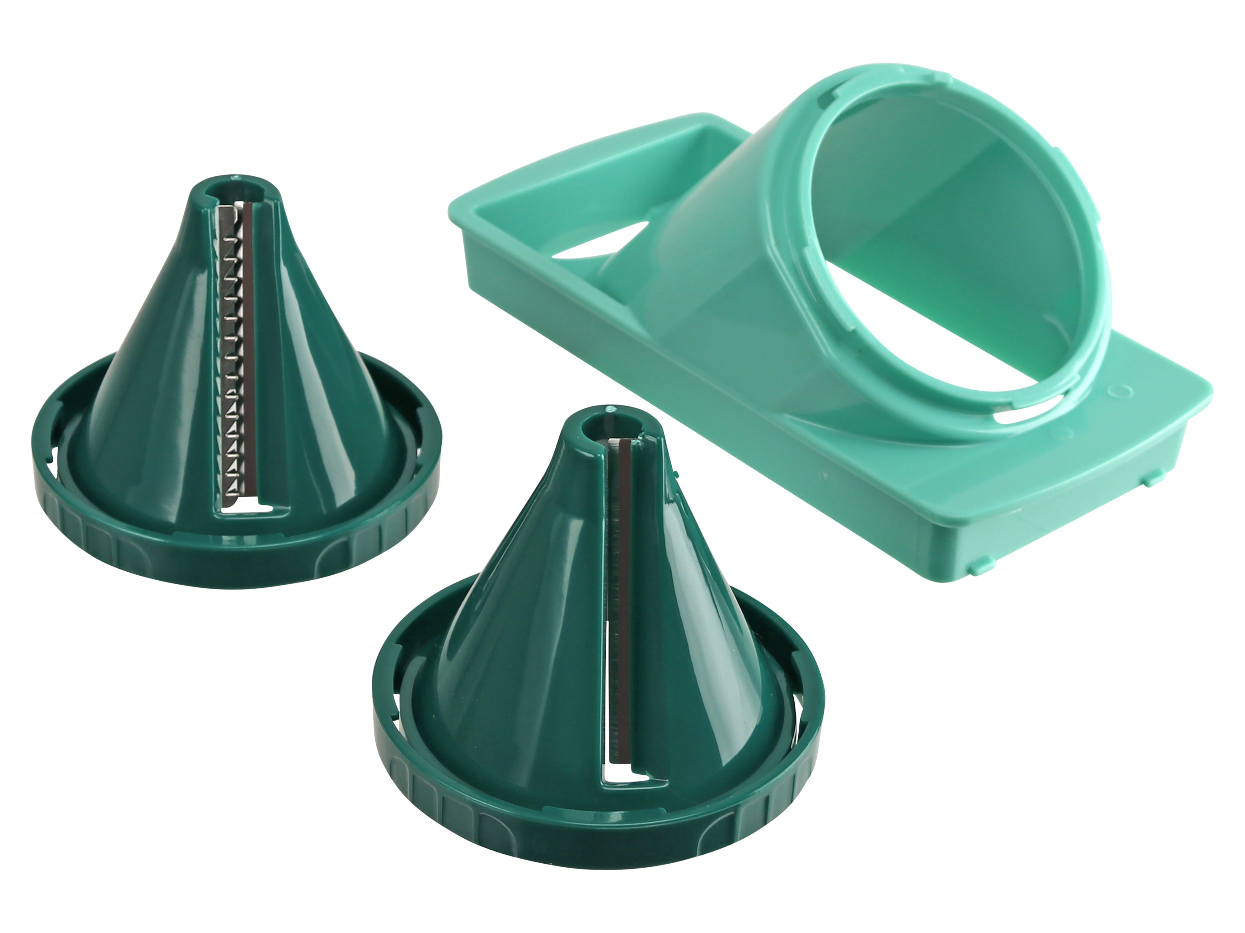 Obst-/Gemüsezubereiter, Genius, Nicer Julietti SMART, 3tlg. dunkelgrün