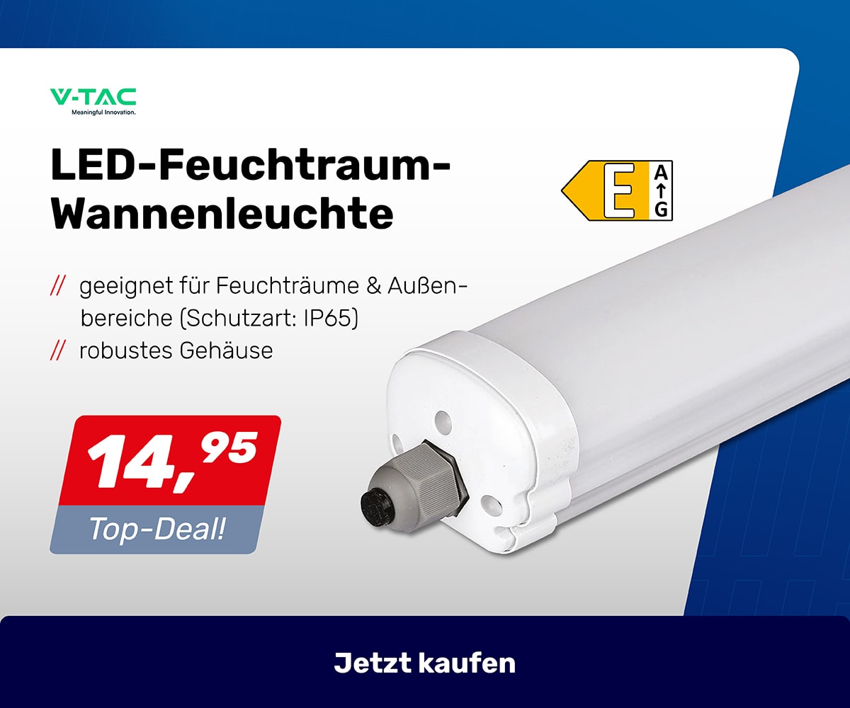 LED-Feuchtraum-Wannenleuchte LED-Feuchtraum-Wannenleuchte