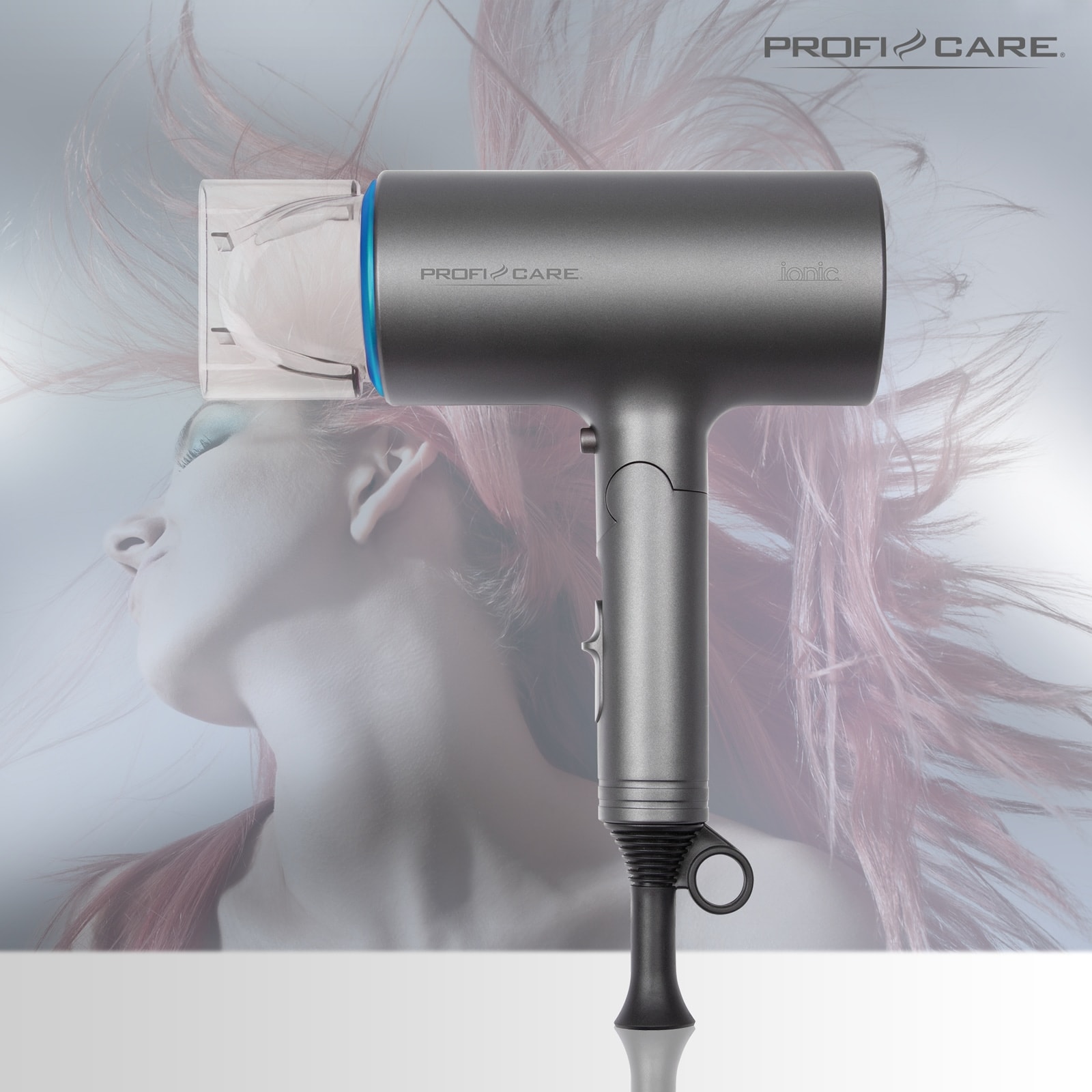 PROFI CARE Haartrockner PC-HT 3073, 1600 W, Ionic, Klappgriff, blau PROFI CARE Haartrockner PC-HT 3073, 1600 W, Ionic, Klappgriff, blau
