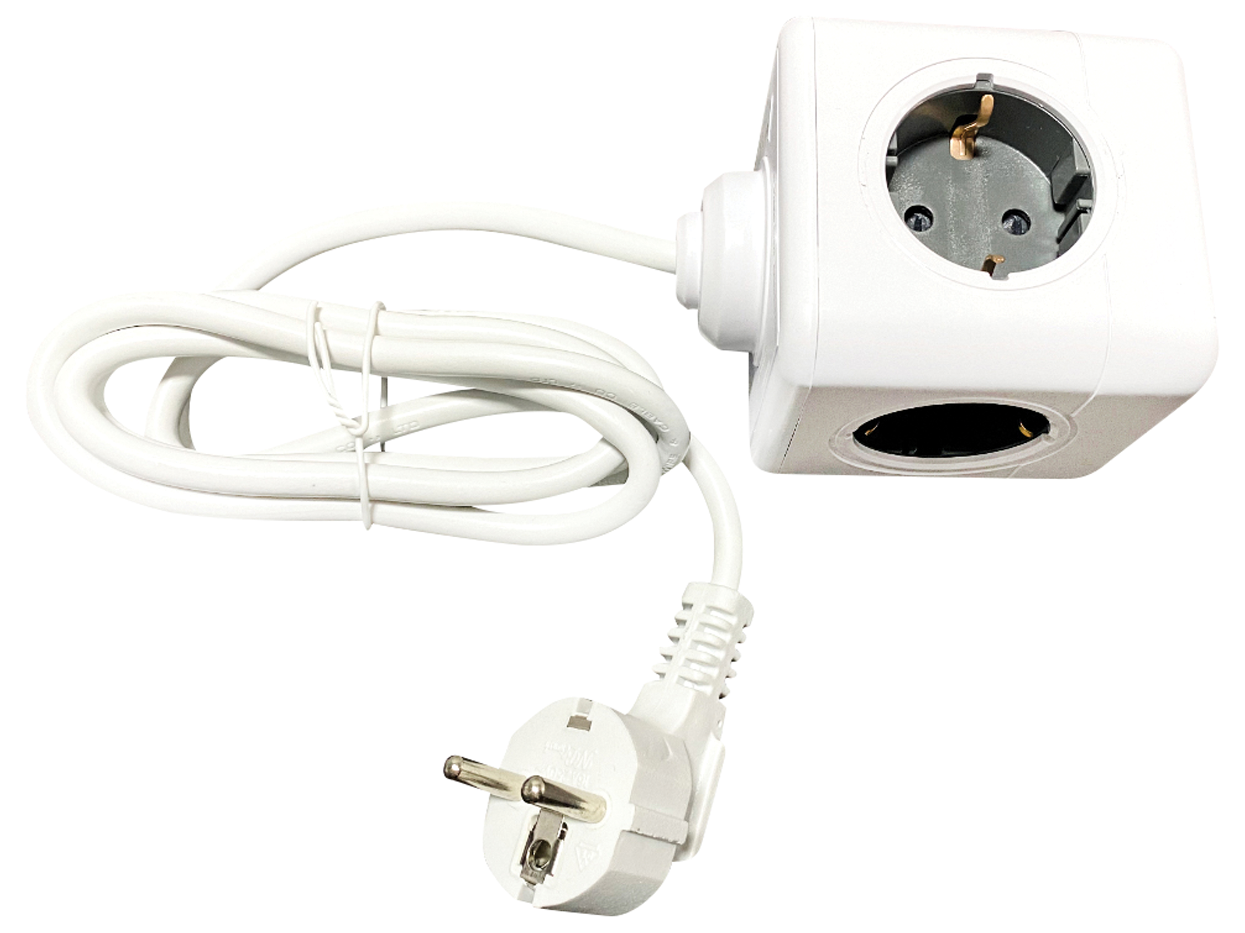 TECHNAXX Steckdosenwürfel Power Cube TX-195, 4-fach, 2x USB-A, 1x USB-C