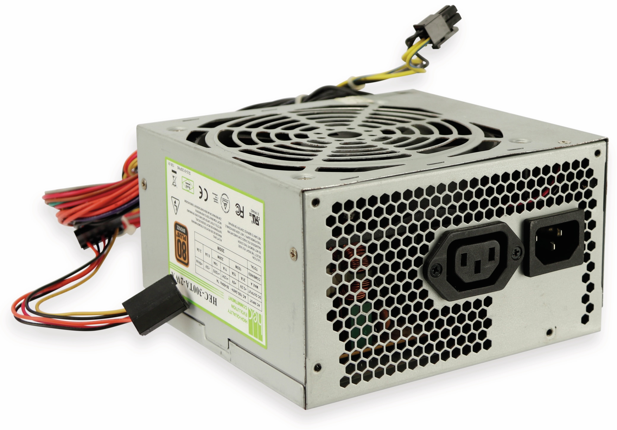 COMPUCASE PC-Netzteil HEX-300TA-2WX, 300 W, 80+ bronze, Pulled COMPUCASE PC-Netzteil HEX-300TA-2WX, 300 W, 80+ bronze, Pulled