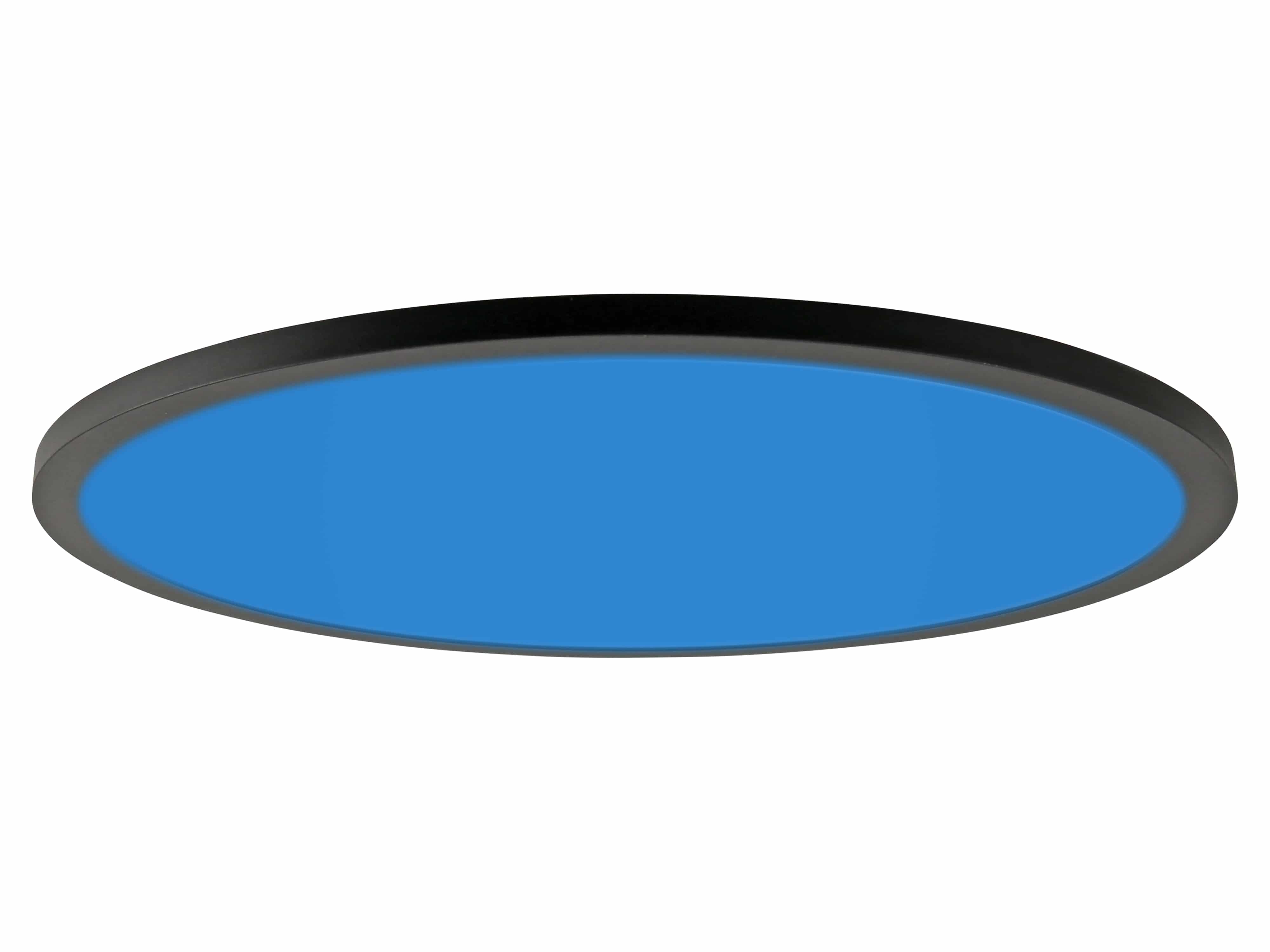 LED-Deckenleuchte, 23,5 W, CCT, 1600 lm, 2700...5000 K, IP44, schwarz