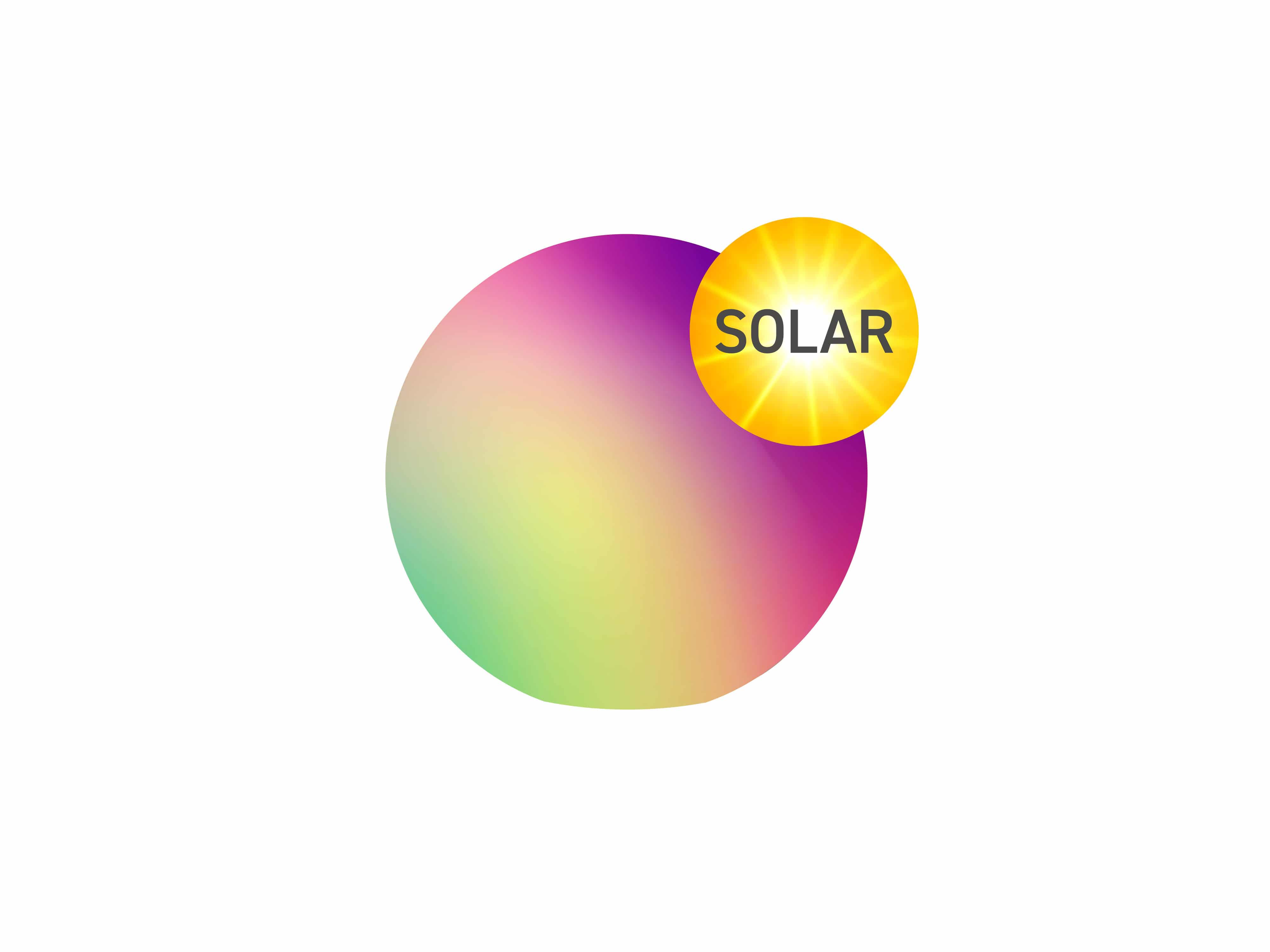 TINT Müller-Licht Solar LED-Gartenleuchte Calluna, Ø 45 cm, RGB+W TINT Müller-Licht Solar LED-Gartenleuchte Calluna, Ø 45 cm, RGB+W