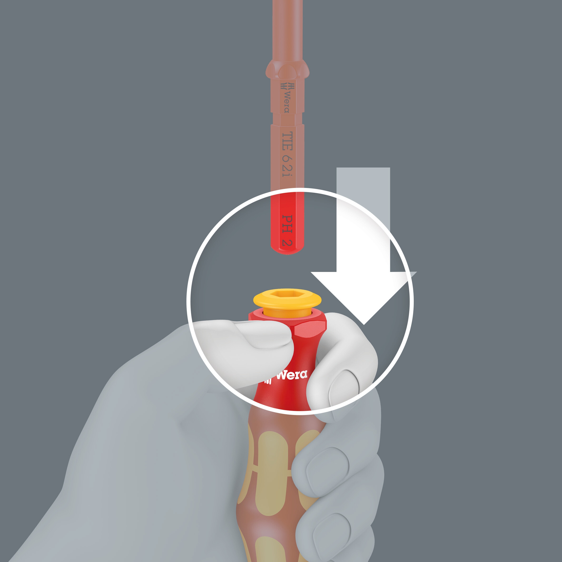 WERA Schraubendreher-Set, Kraftform Kompakt VDE 17 Universal 1 Tool Finder, 17‑teilig