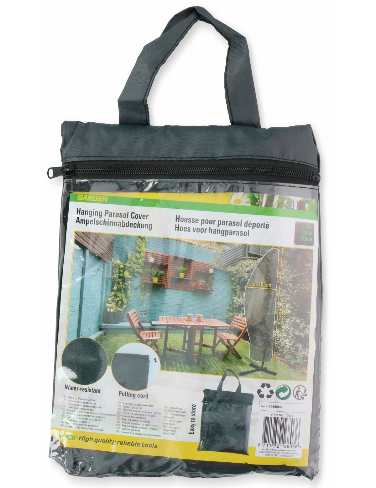 KINZO Ampelschirm-Abdeckung 265x70 cm