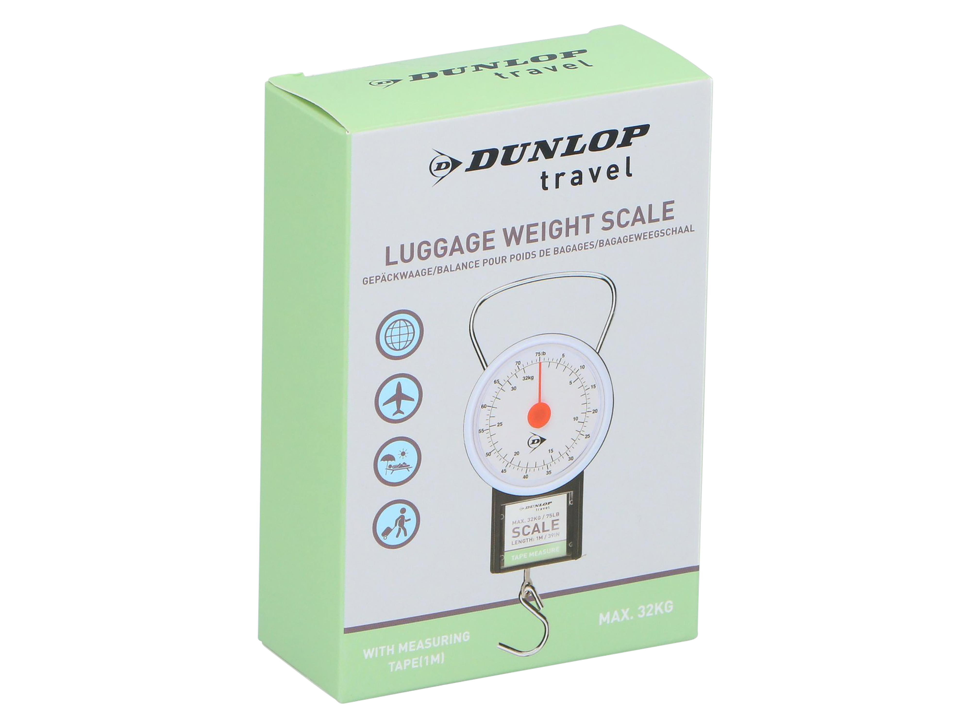 DUNLOP Gepäckwaage, max. 32 kg