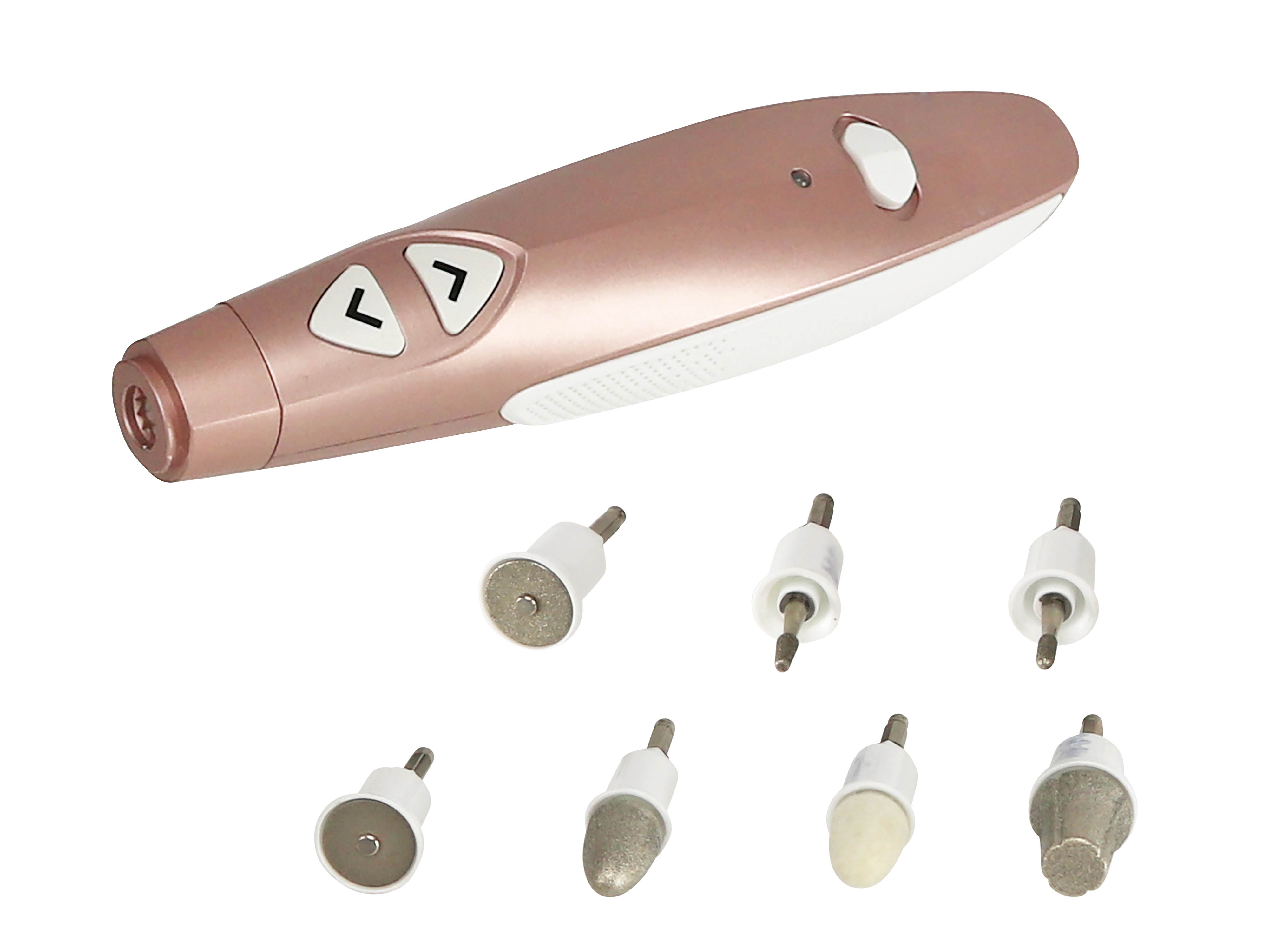 VIDABELLE Manikür-/Pedikür Set, beige, 7 Aufsätze