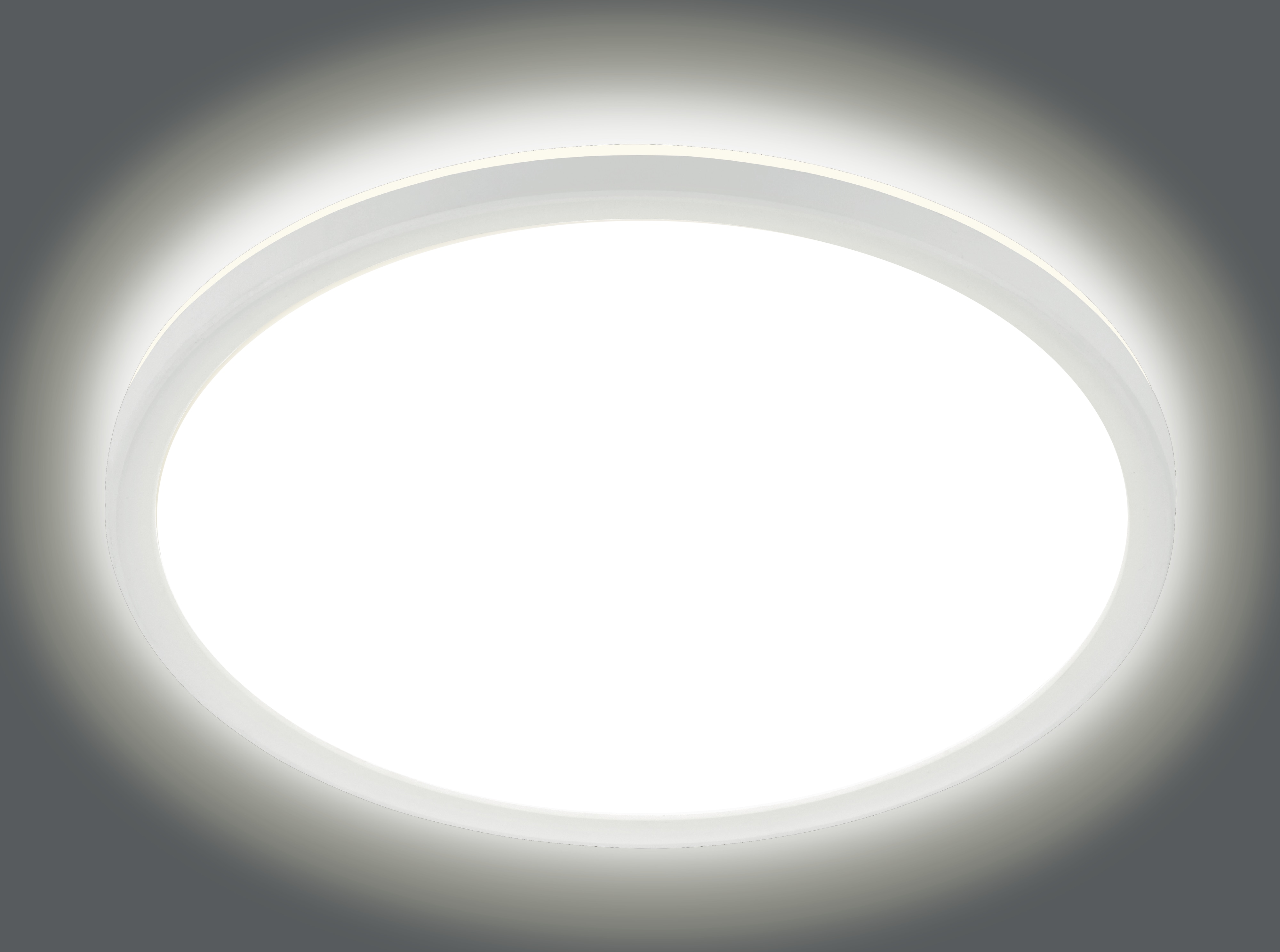 BLULAXA LED-Deckenleuchte, 18W, 3000K, 2200lm, warmweiß, IP20, weiß