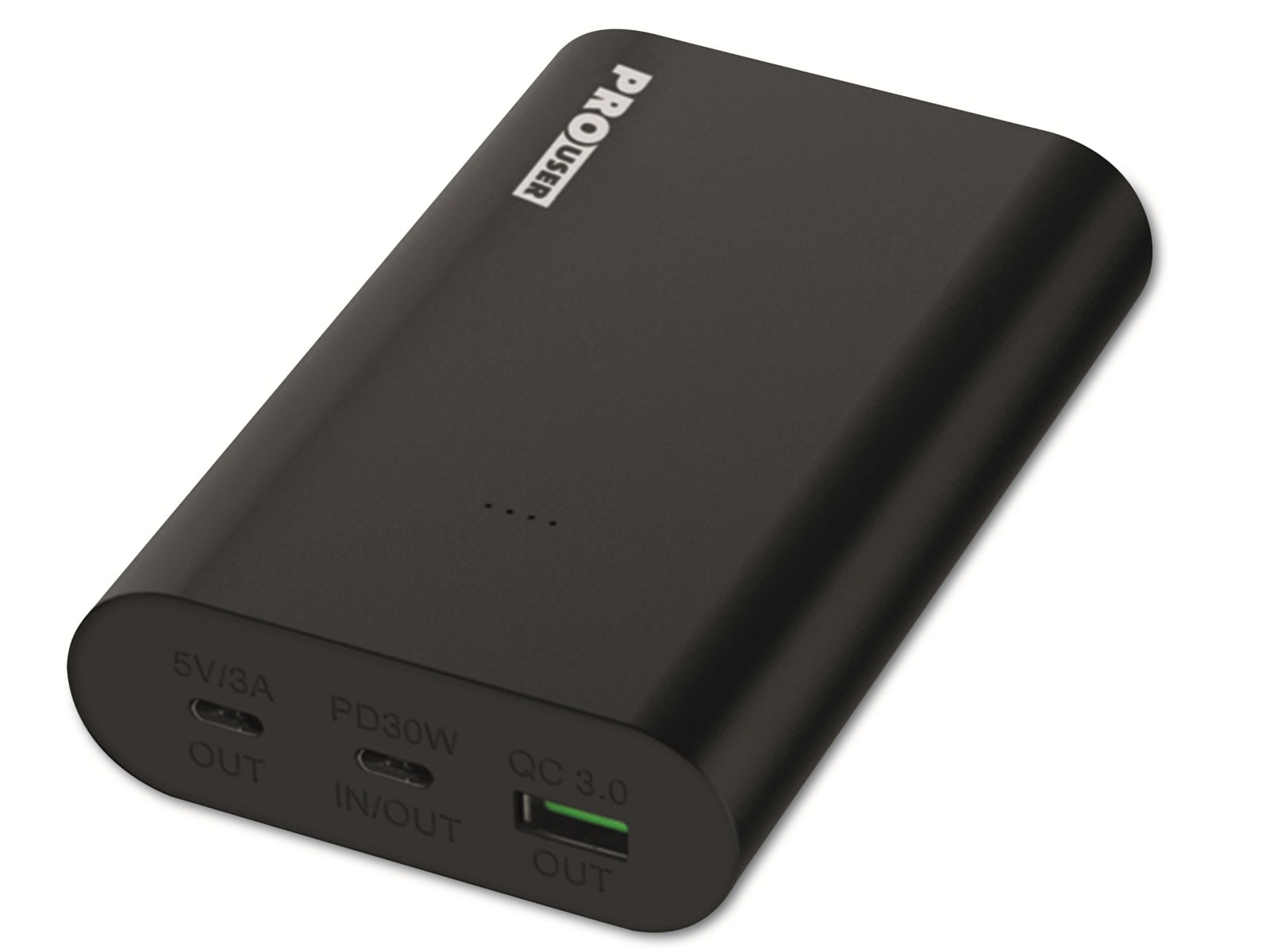 PROUSER USB Powerbank PRO USER 20179, 15.000 mAh, schwarz