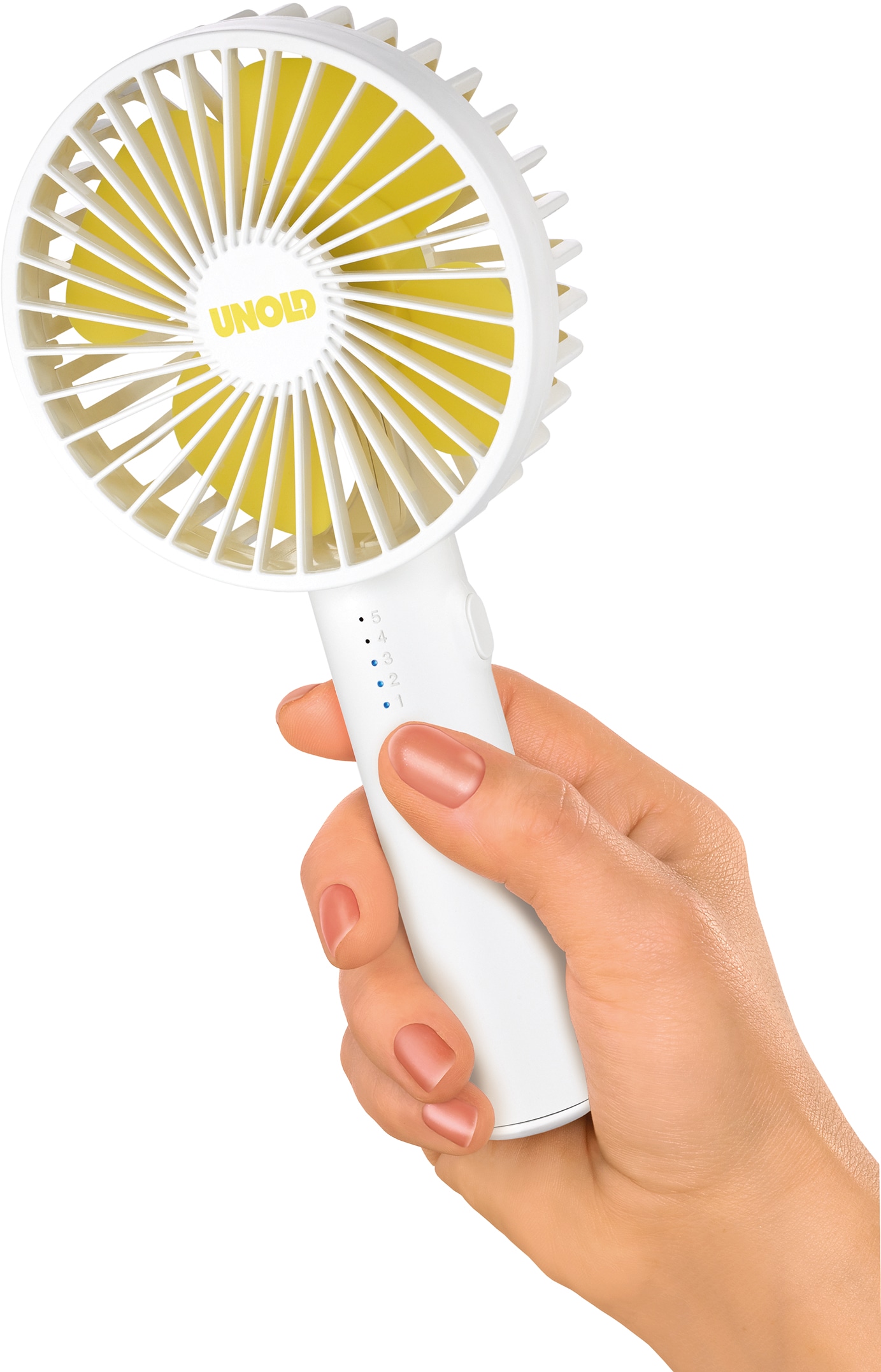UNOLD USB-Handventilator 86620, Breezy ll, weiß