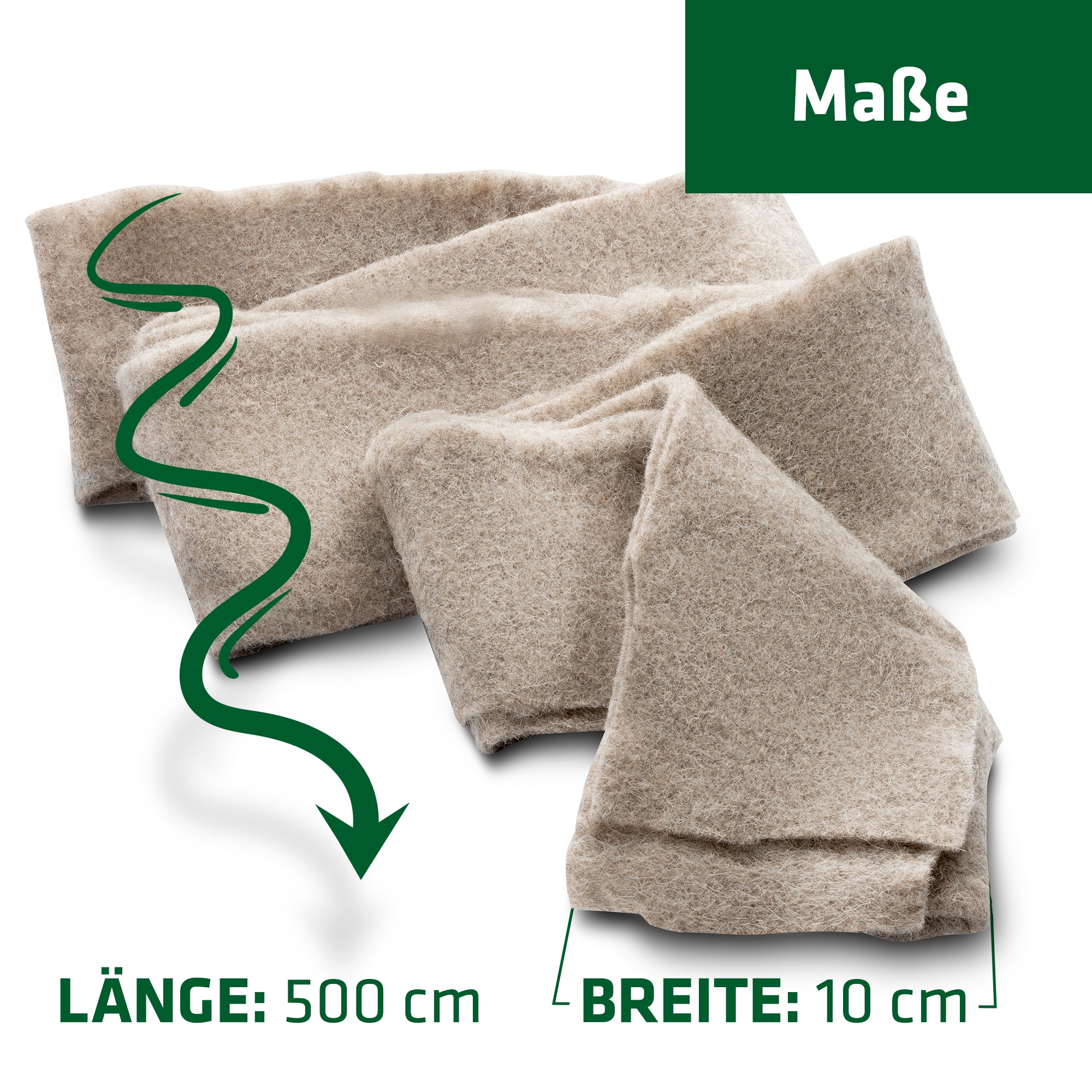GARDIGO Schnecken-Stopp Vlies, 500x10 cm GARDIGO Schnecken-Stopp Vlies, 500x10 cm