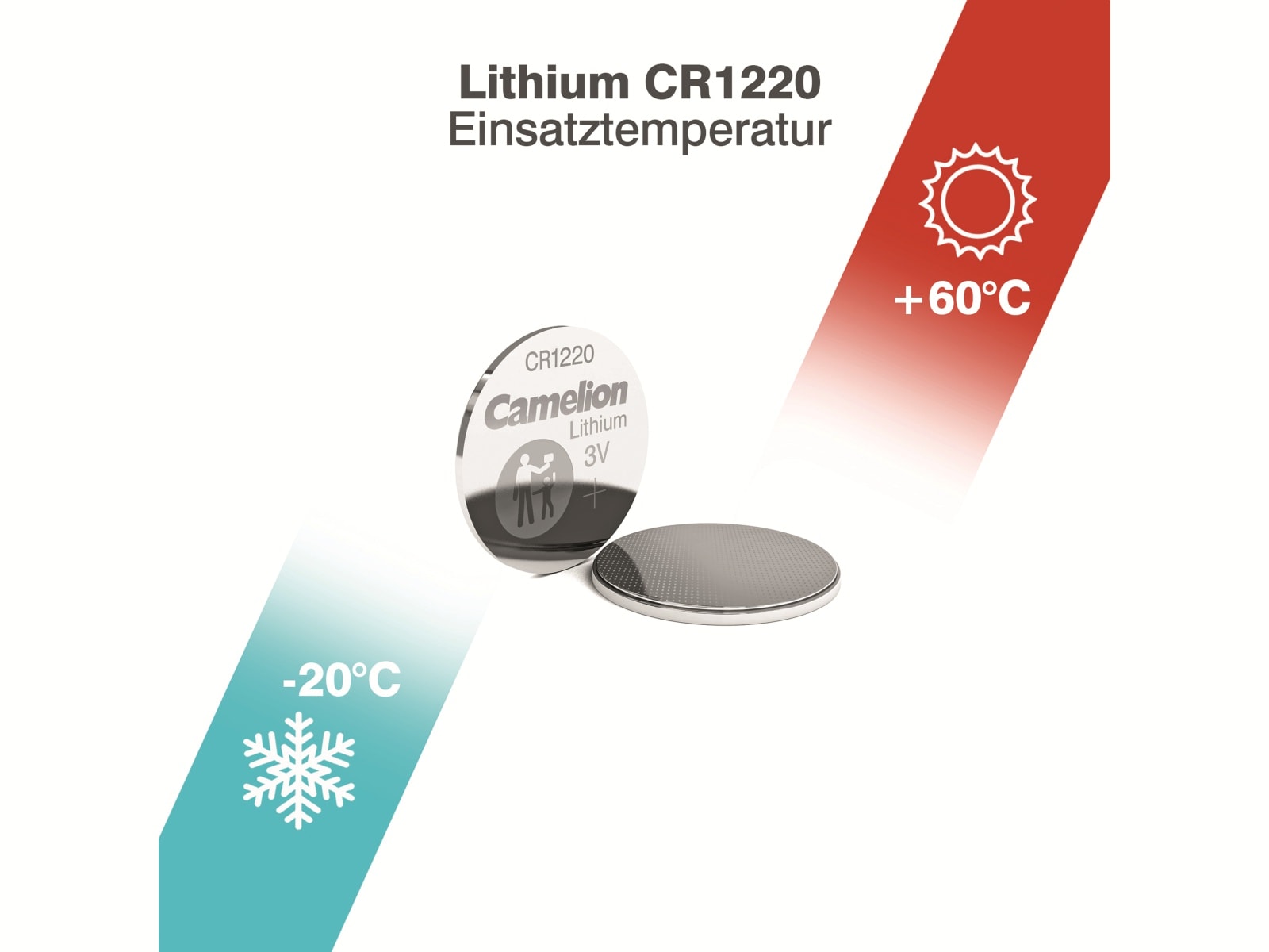 CAMELION Knopfzelle CR1220, 1 St.