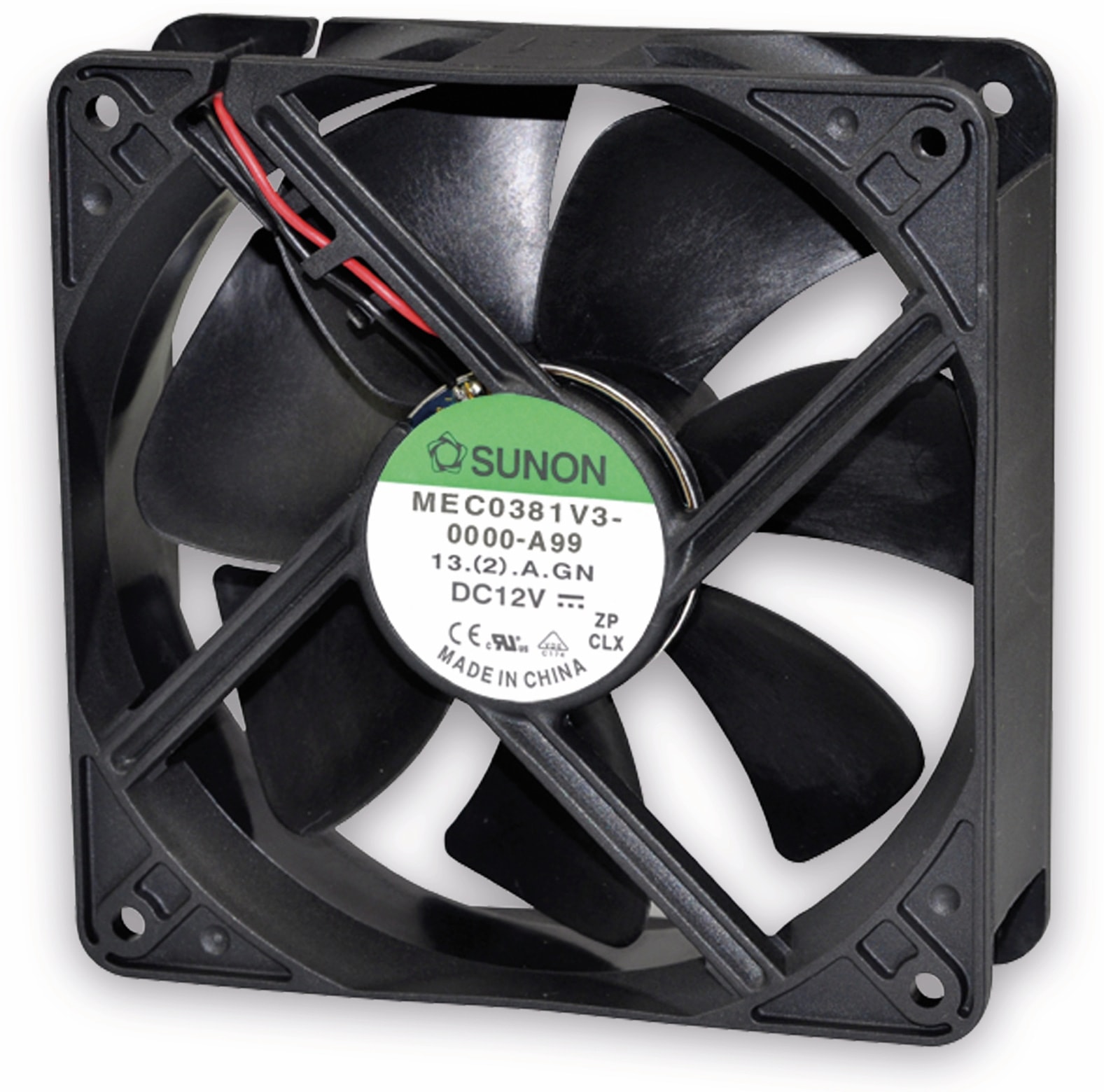 SUNON Axiallüfter MEC0381V1-A99, 120x120x38 mm, 12 V- SUNON Axiallüfter MEC0381V1-A99, 120x120x38 mm, 12 V-