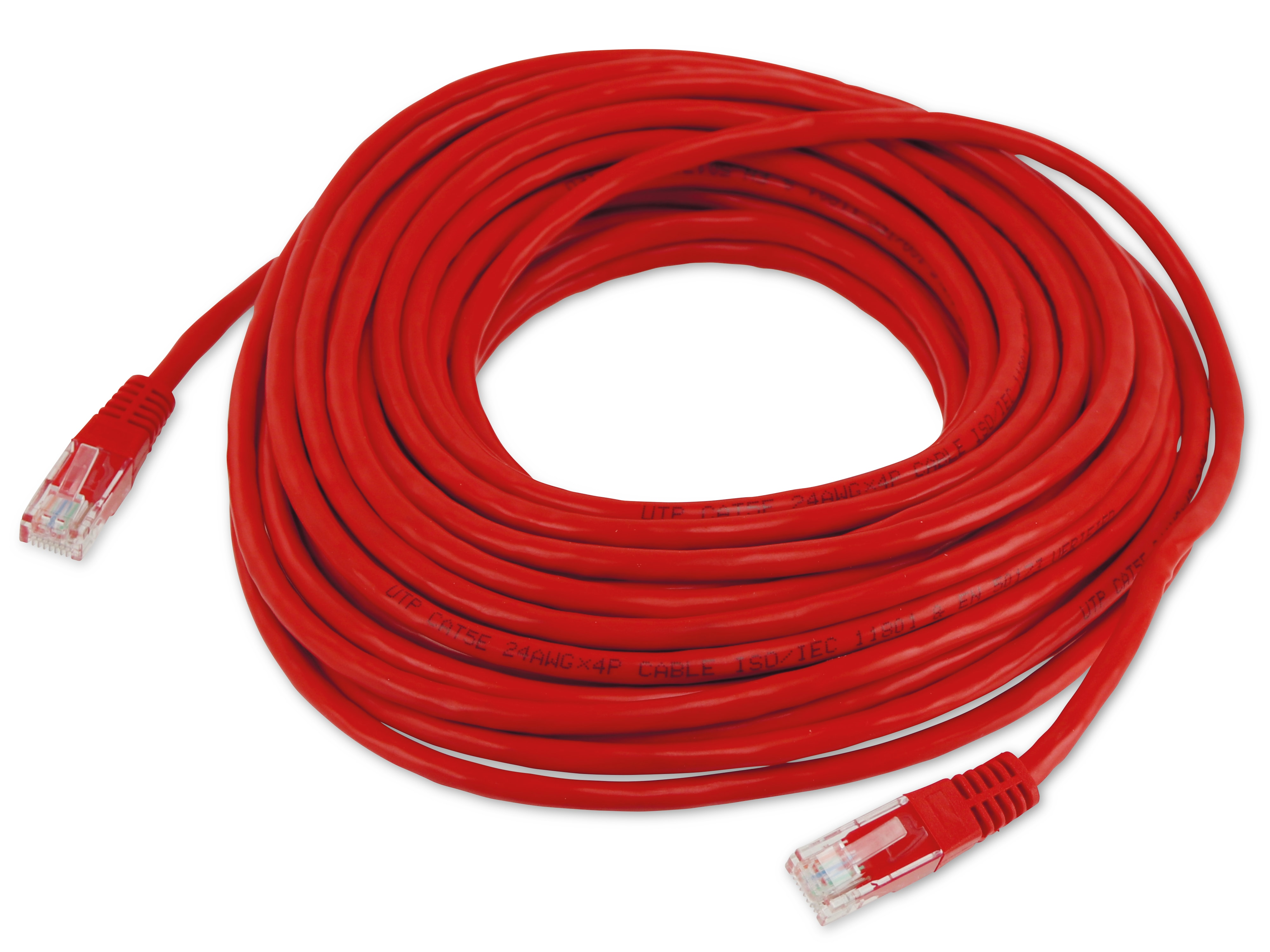 CAT.5 Patchkabel, 15m, rot, UTP