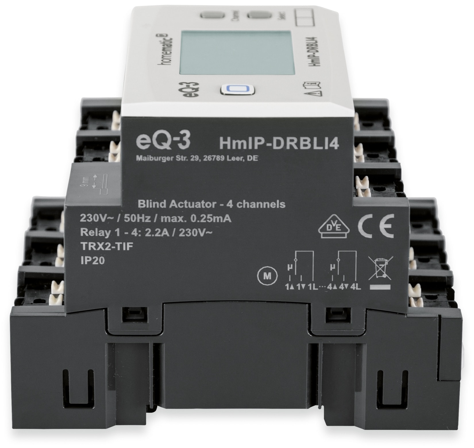 HOMEMATIC IP Smart Home 154362A0 Jalousieaktor für Hutschienenmonatege, 4-fach HOMEMATIC IP Smart Home 154362A0 Jalousieaktor für Hutschienenmonatege, 4-fach