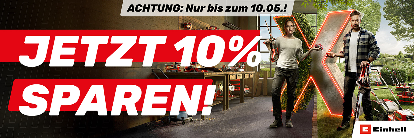 Jetzt 10% sparen!