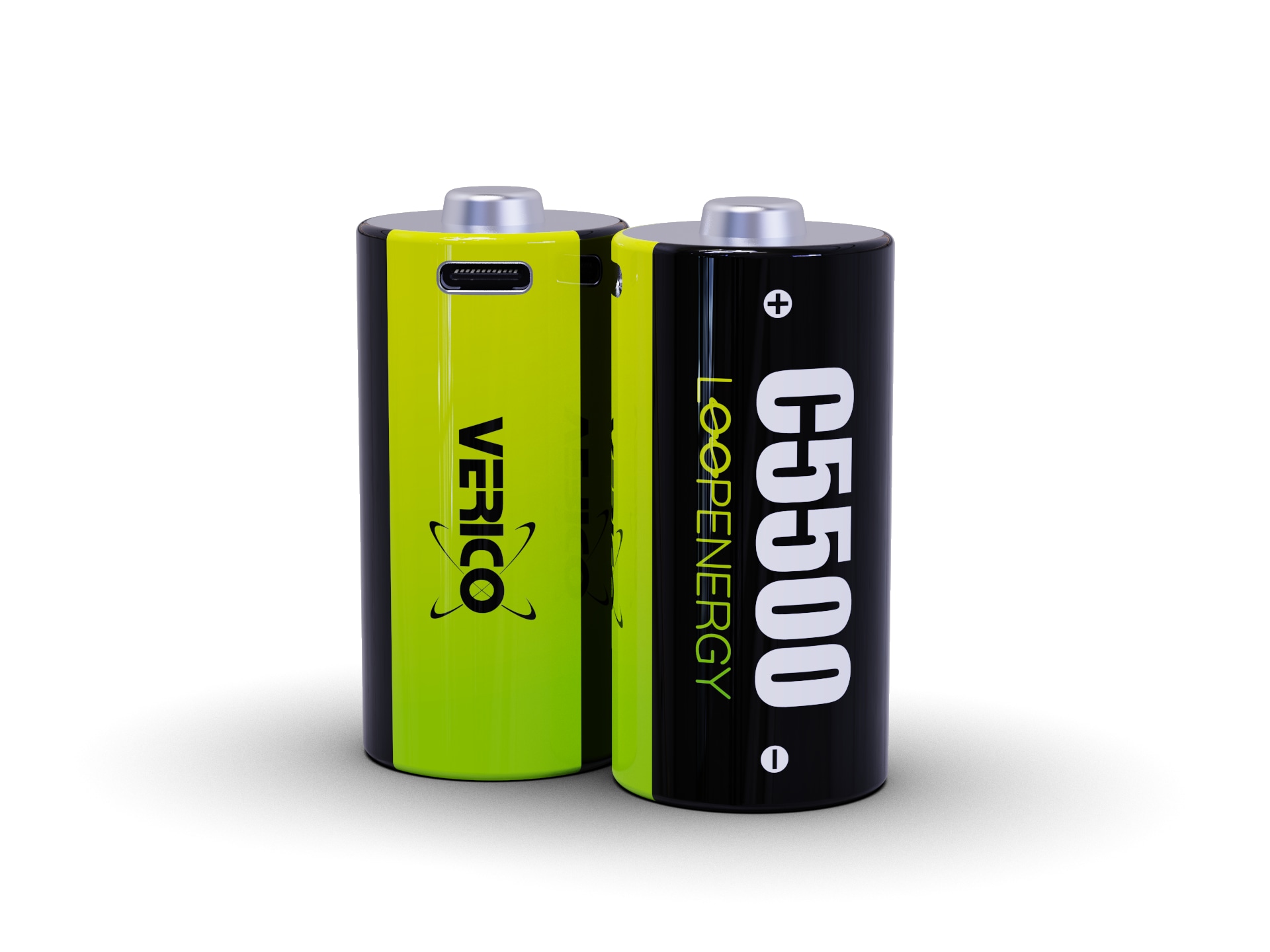 VERICO Li-Ion-Akku Loop Energy C Baby Akku 3.700 mAh, 2 Stück