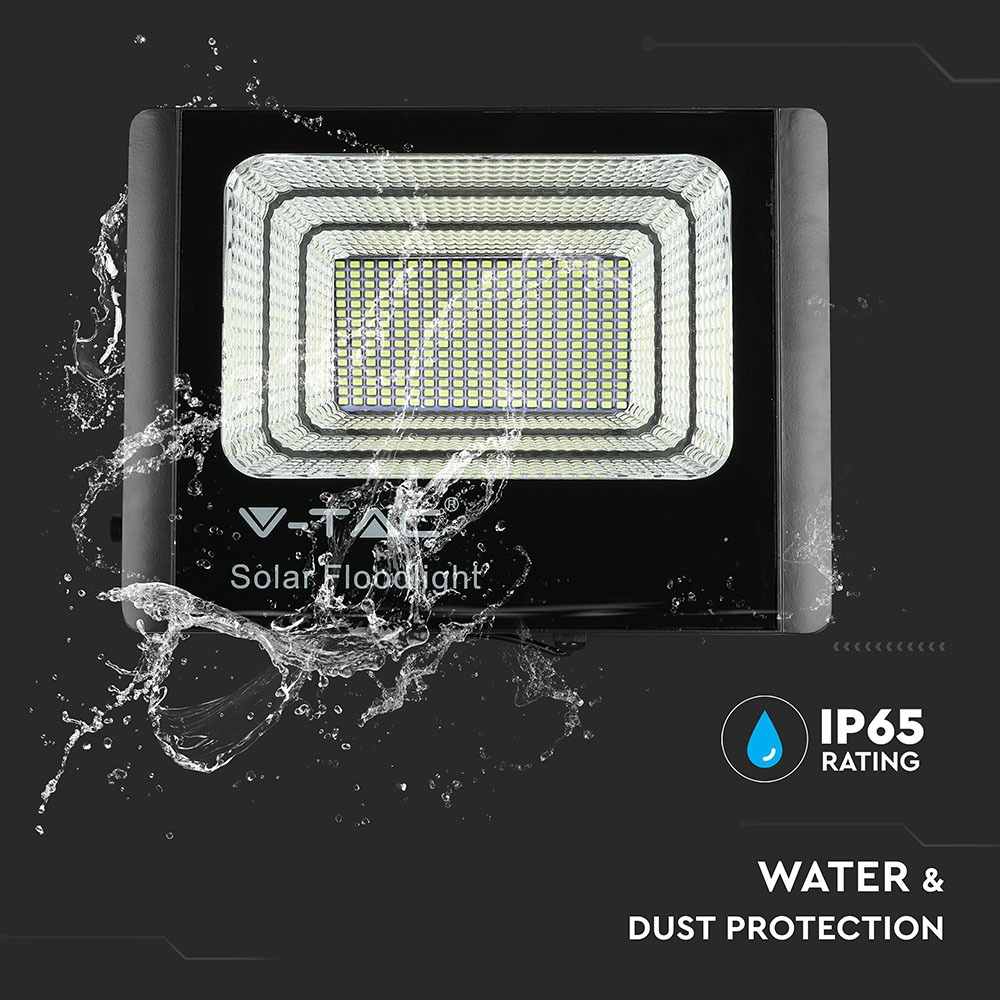 V-TAC Solar LED-Fluter VT-200W, 40 W, 4000 K, mit Panel + Fernbedienung