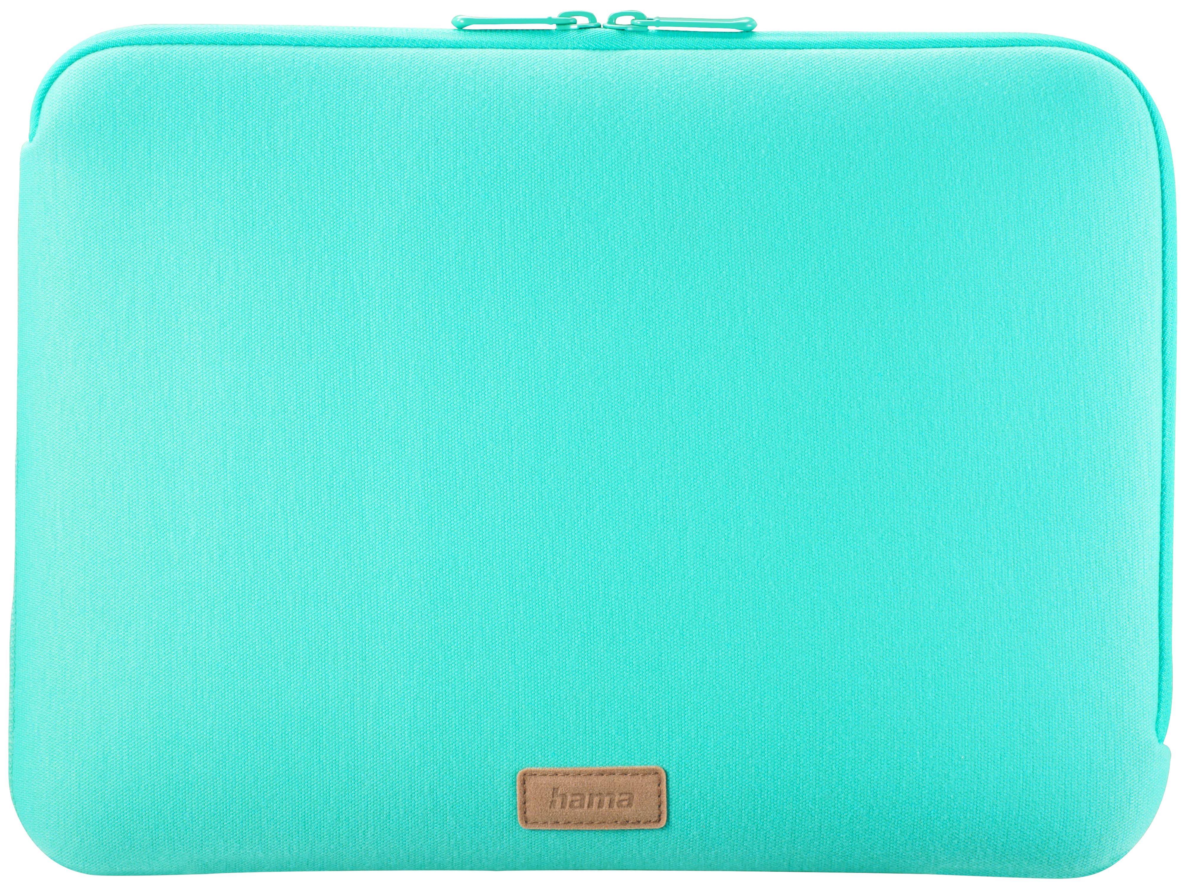 HAMA, Notebook-Sleeve, Jersey, 34 - 36 cm (13,3" - 14,1"), Türkis