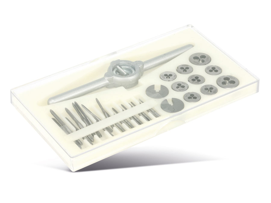DAYTOOLS Miniatur-Gewindeschneidsatz GSS-1/2.5, M1...M2,5 DAYTOOLS Miniatur-Gewindeschneidsatz GSS-1/2.5, M1...M2,5