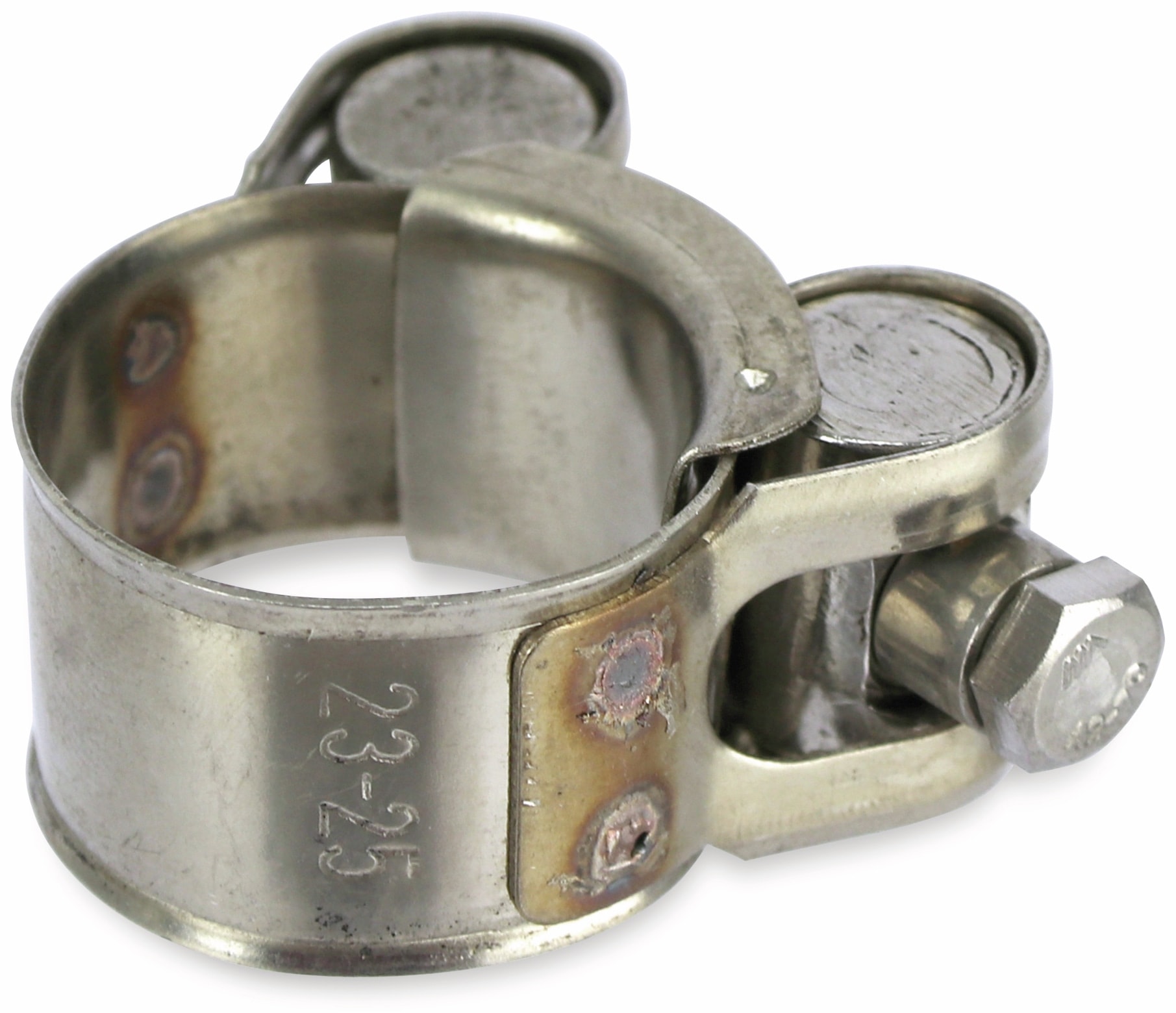 Gelenkbolzenschelle, 23...25mm, Edelstahl Gelenkbolzenschelle, 23...25mm, Edelstahl