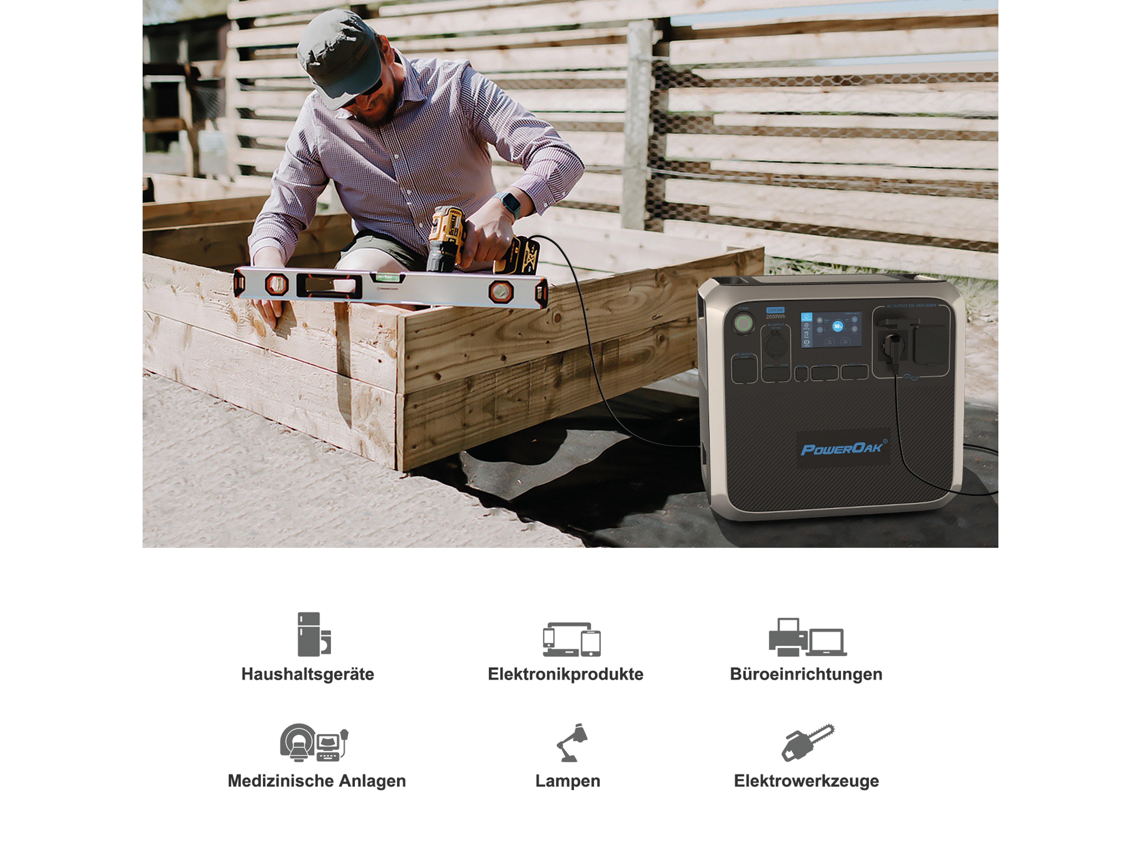 BLUETTI Powerstation AC200P, 2000 W BLUETTI Powerstation AC200P, 2000 W