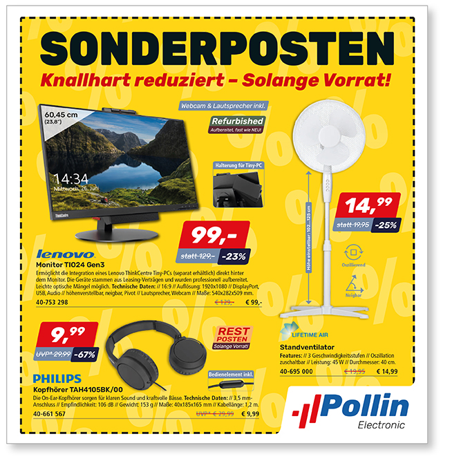 Sonderposten Sonderposten