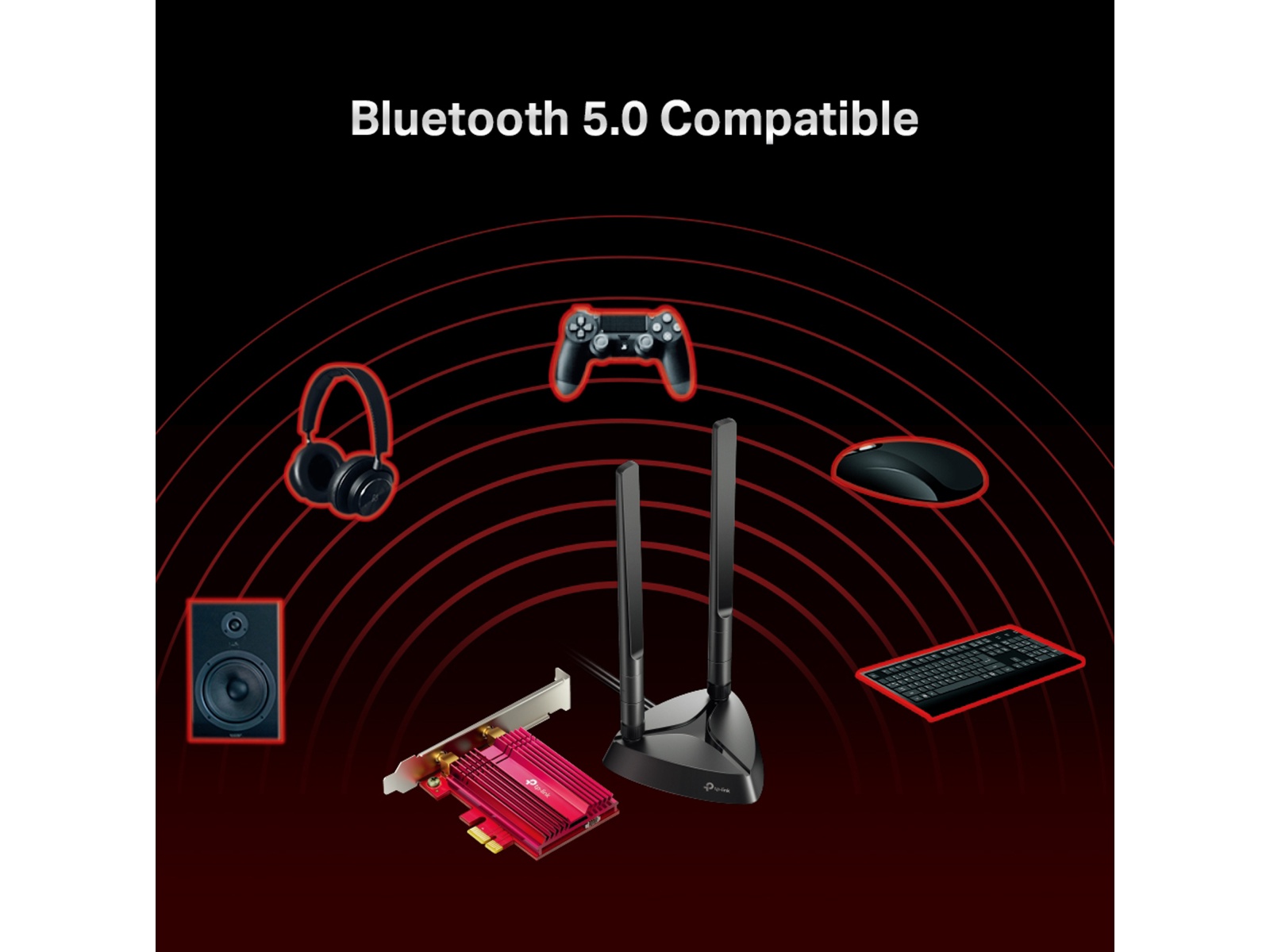 TP-LINK PCIe-Netzwerkkarte Archer TX3000E, AX3000, Wi-Fi 6