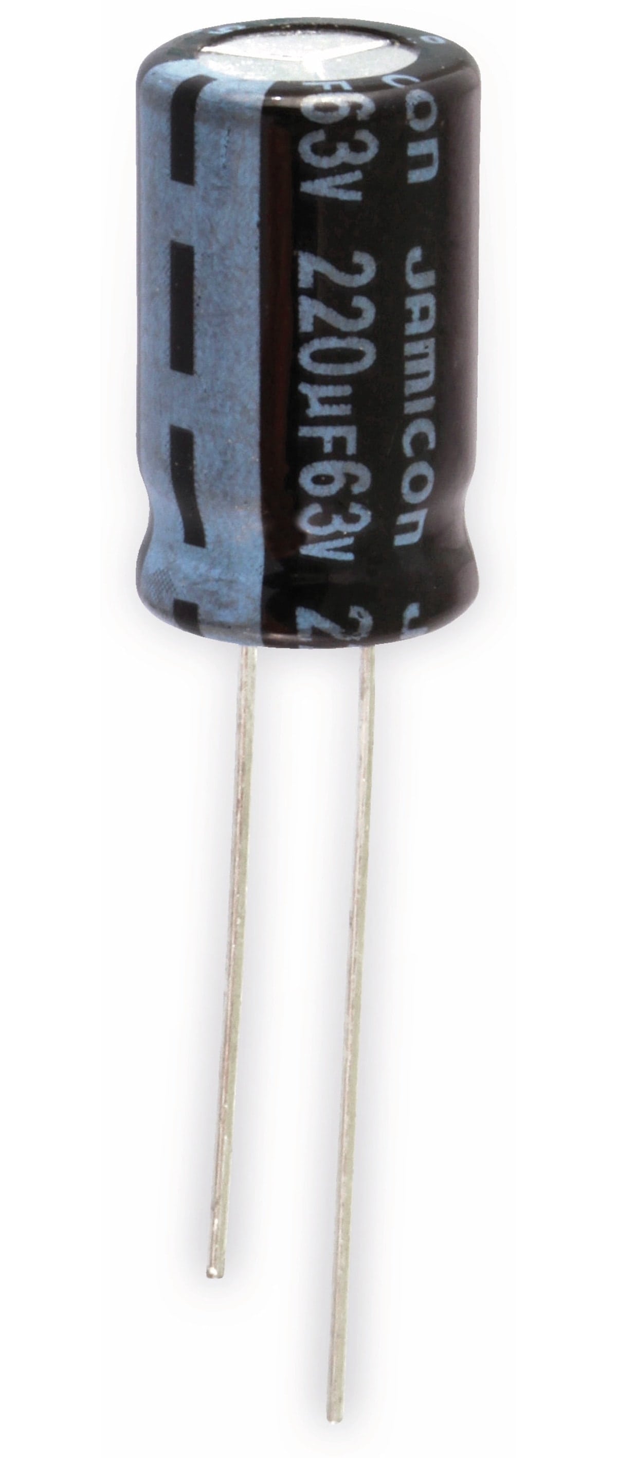 JAMICON Elko 220µF, 63V, radial, RM 5 JAMICON Elektrolytkondensator, 220µF, 63V