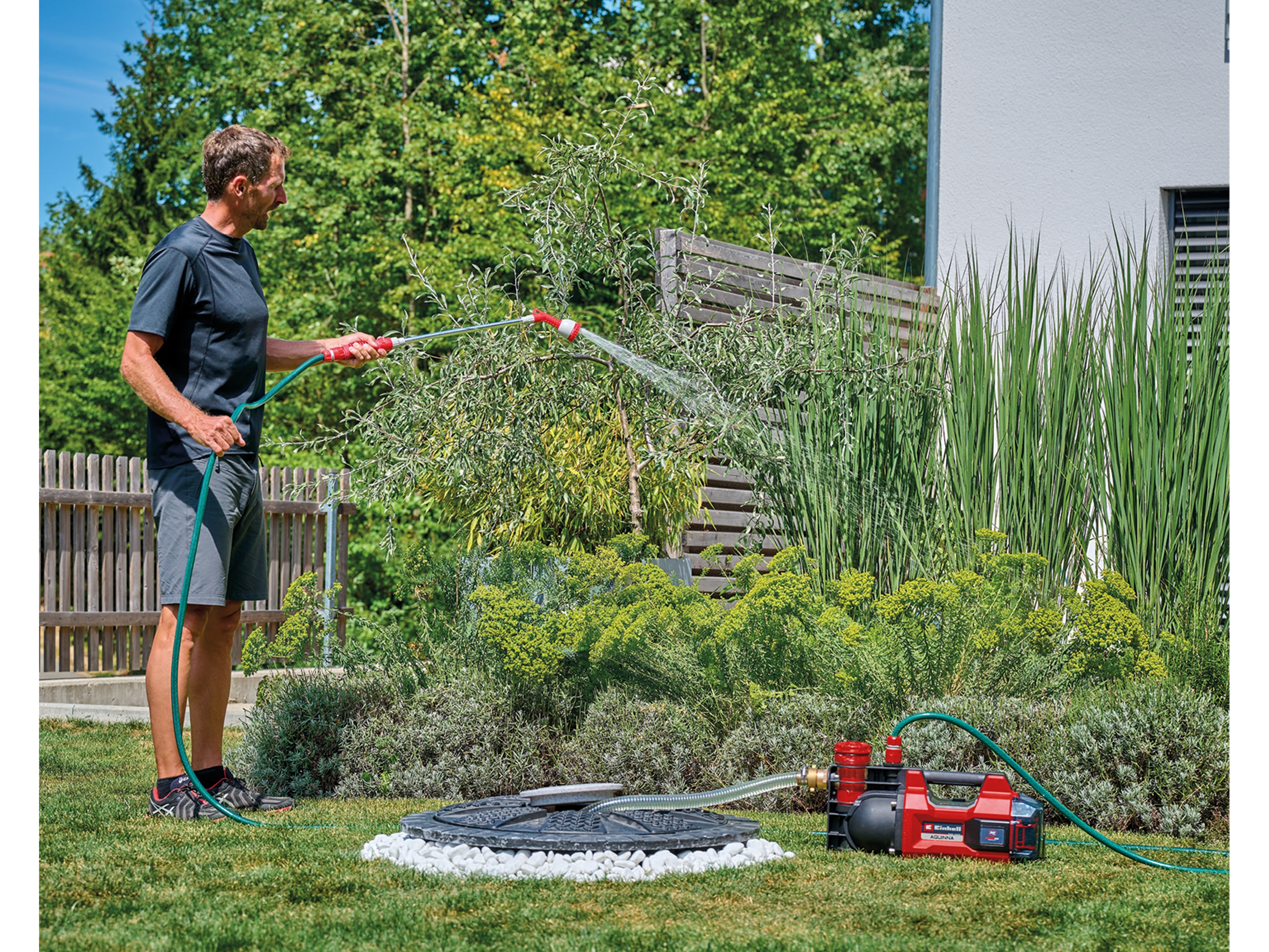 EINHELL Akku-Gartenpumpe Aquinna 36/38 F LED, Solo EINHELL Akku-Gartenpumpe Aquinna 36/38 F LED, Solo