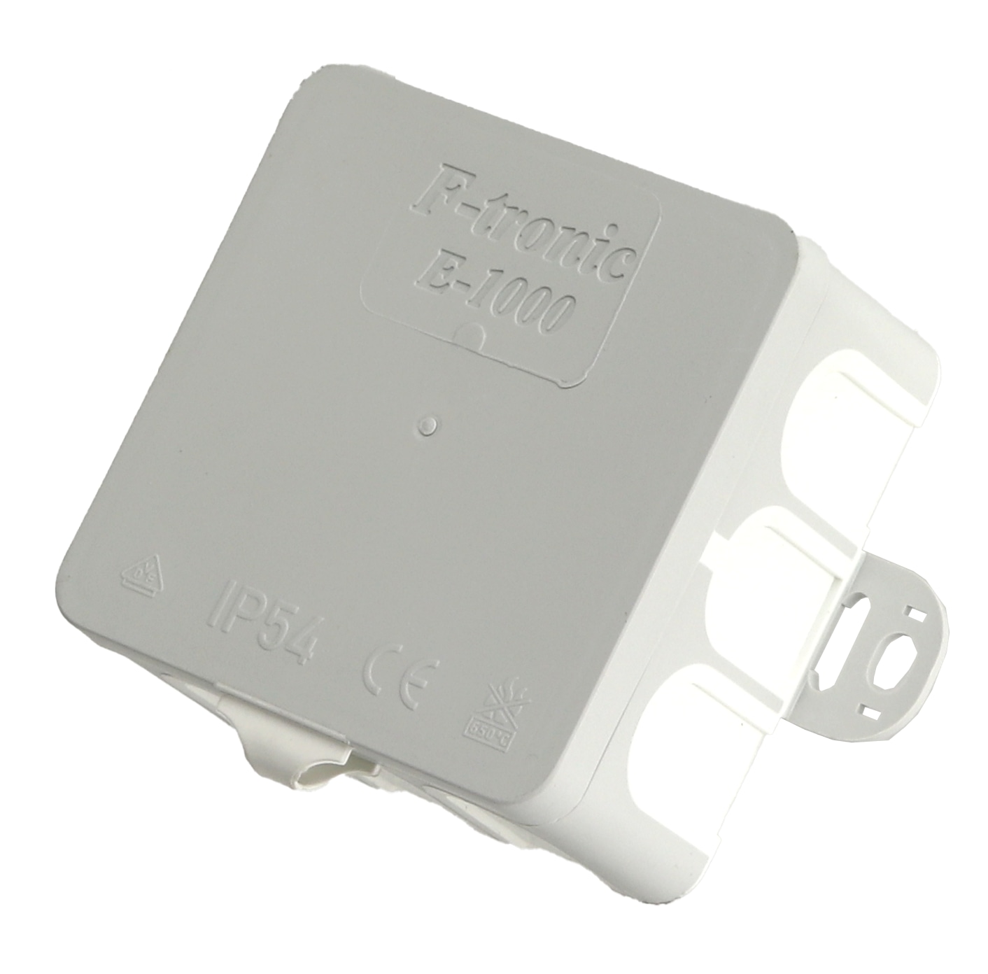 F-TRONIC, Abzweigkasten E1000, 75x75x40 mm, grau