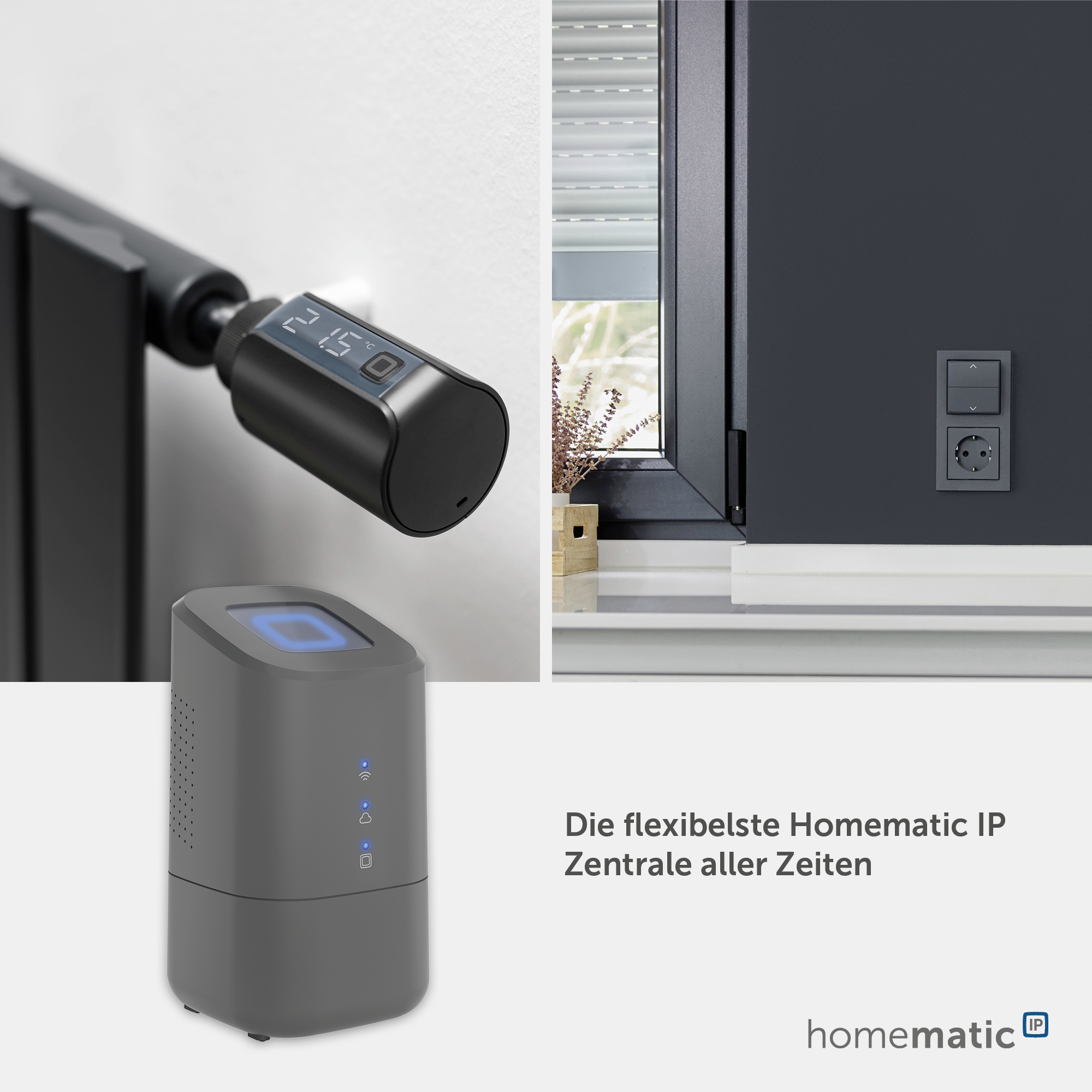 HOMEMATIC IP 160692A0 Home Control Unit, anthrazit