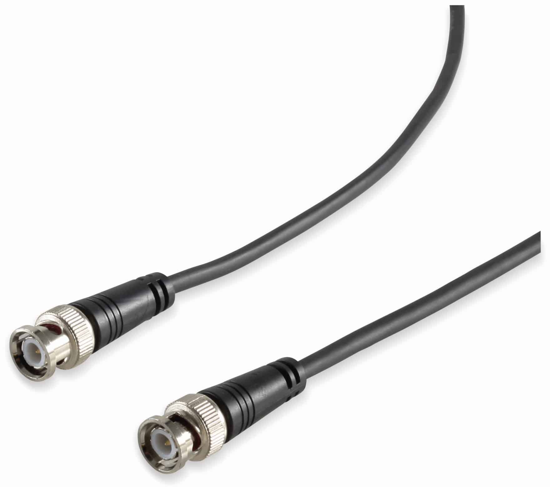 S-IMPULS BNC-Kabel, 20m, 50Ω, Stecker/Stecker, schwarz S-IMPULS BNC-Kabel, 20m, 50Ω, Stecker/Stecker, schwarz
