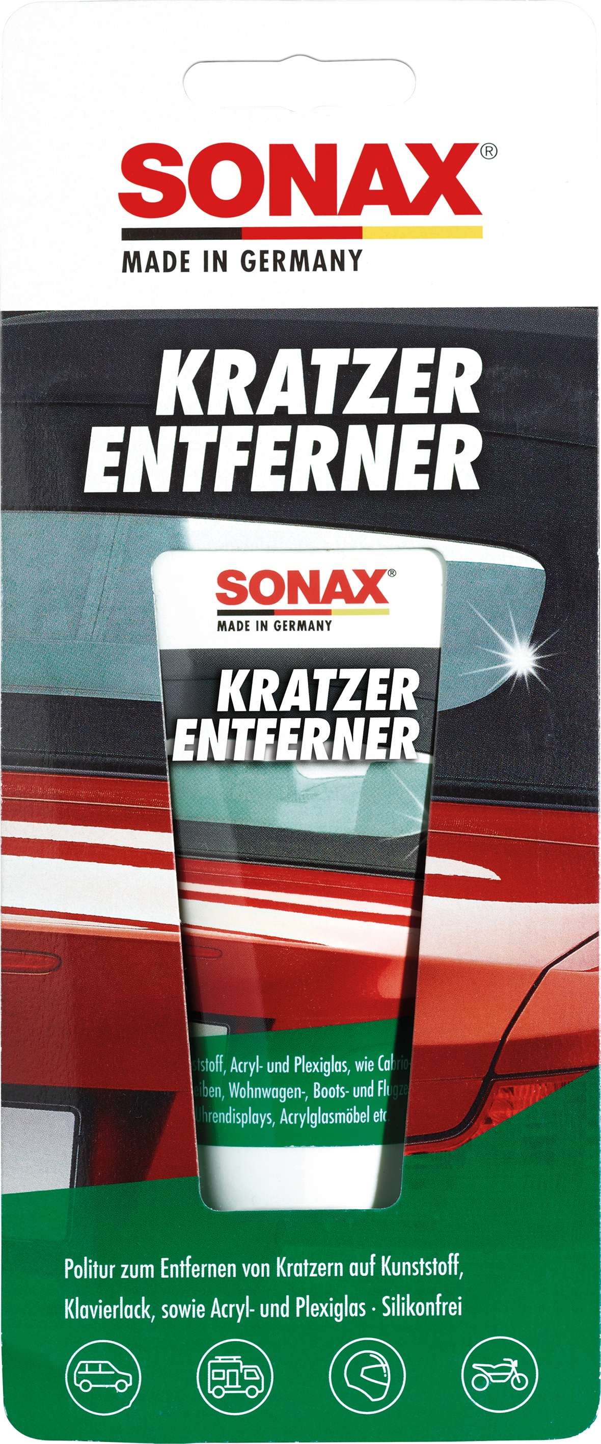SONAX Kratzerentferner, 03050000, Kunst­stoff, 75 ml