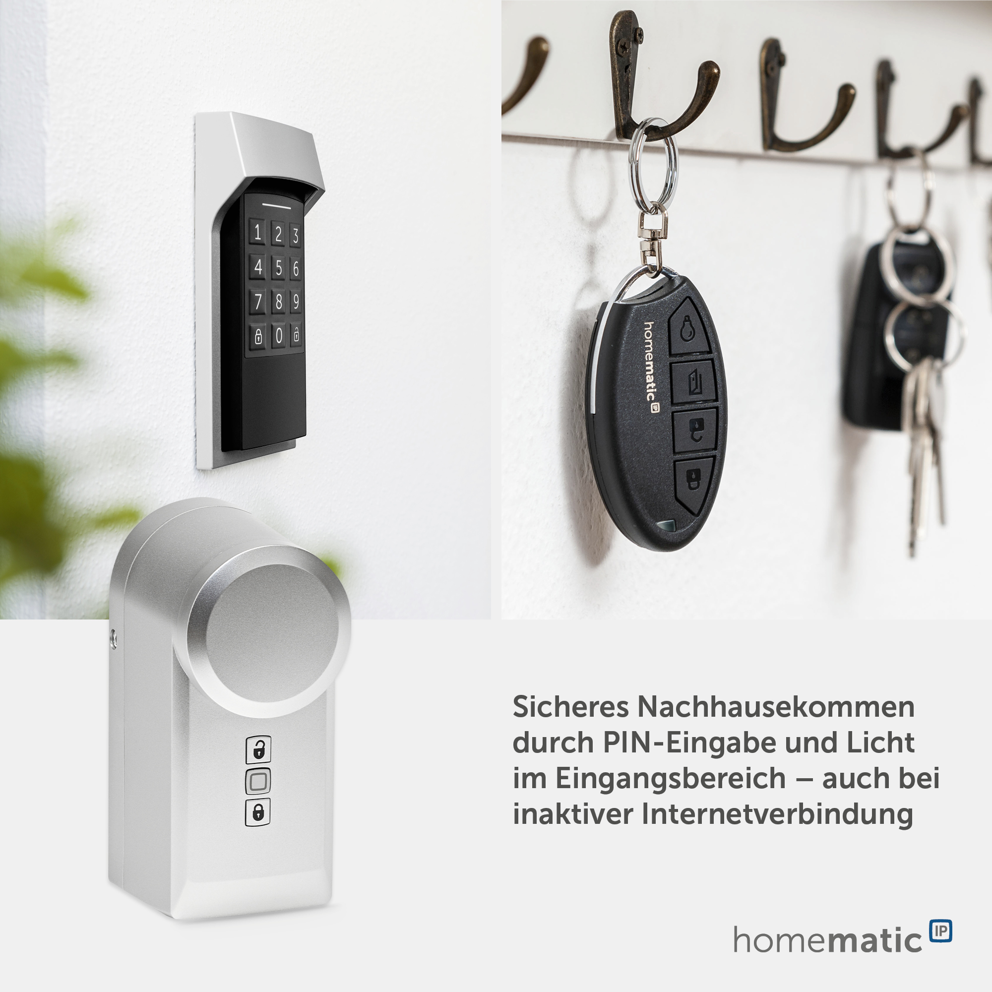 HOMEMATIC IP Türschlossantrieb 160556A0, silber