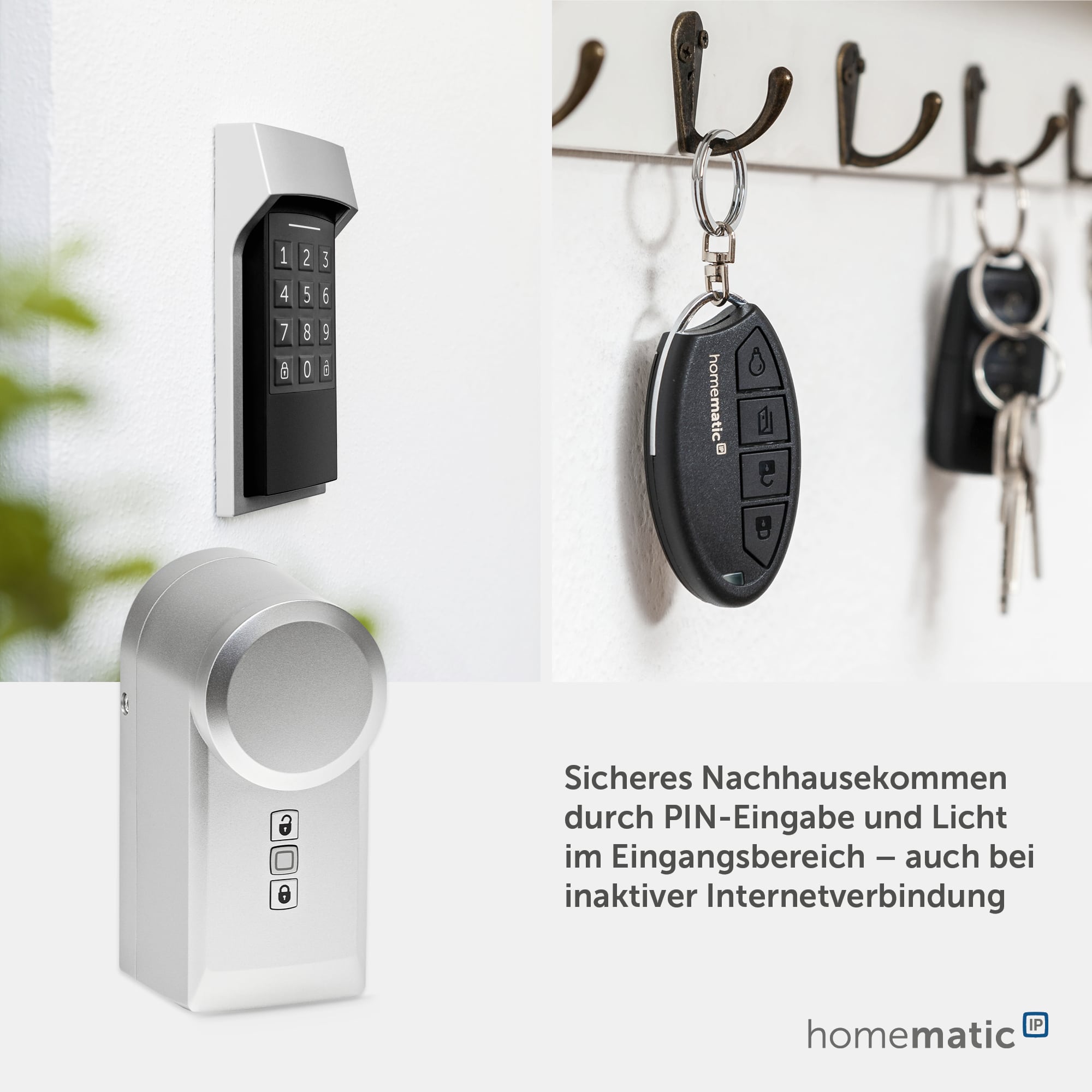 HOMEMATIC IP Türschlossantrieb 160556A0, silber