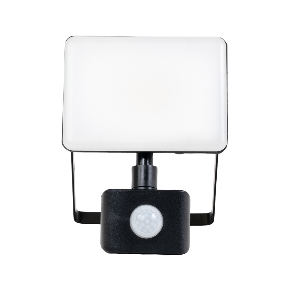 LUXULA LED-Fluter mit Bewegungsmelder, EEK: F, 30W, 3000lm, 4000K, IP55, mattschwarz