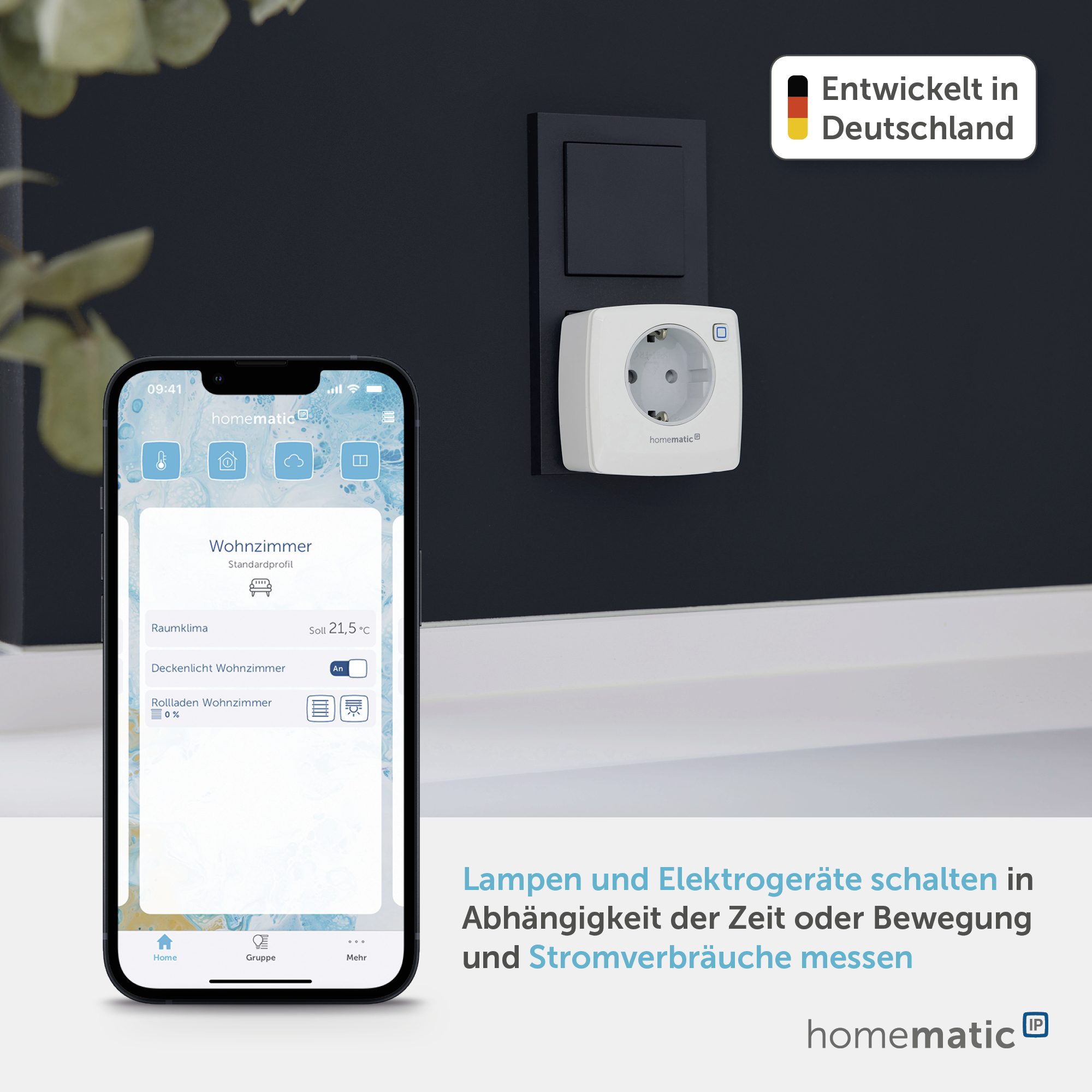 HOMEMATIC IP 157337A0, Schalt-Messsteckdose