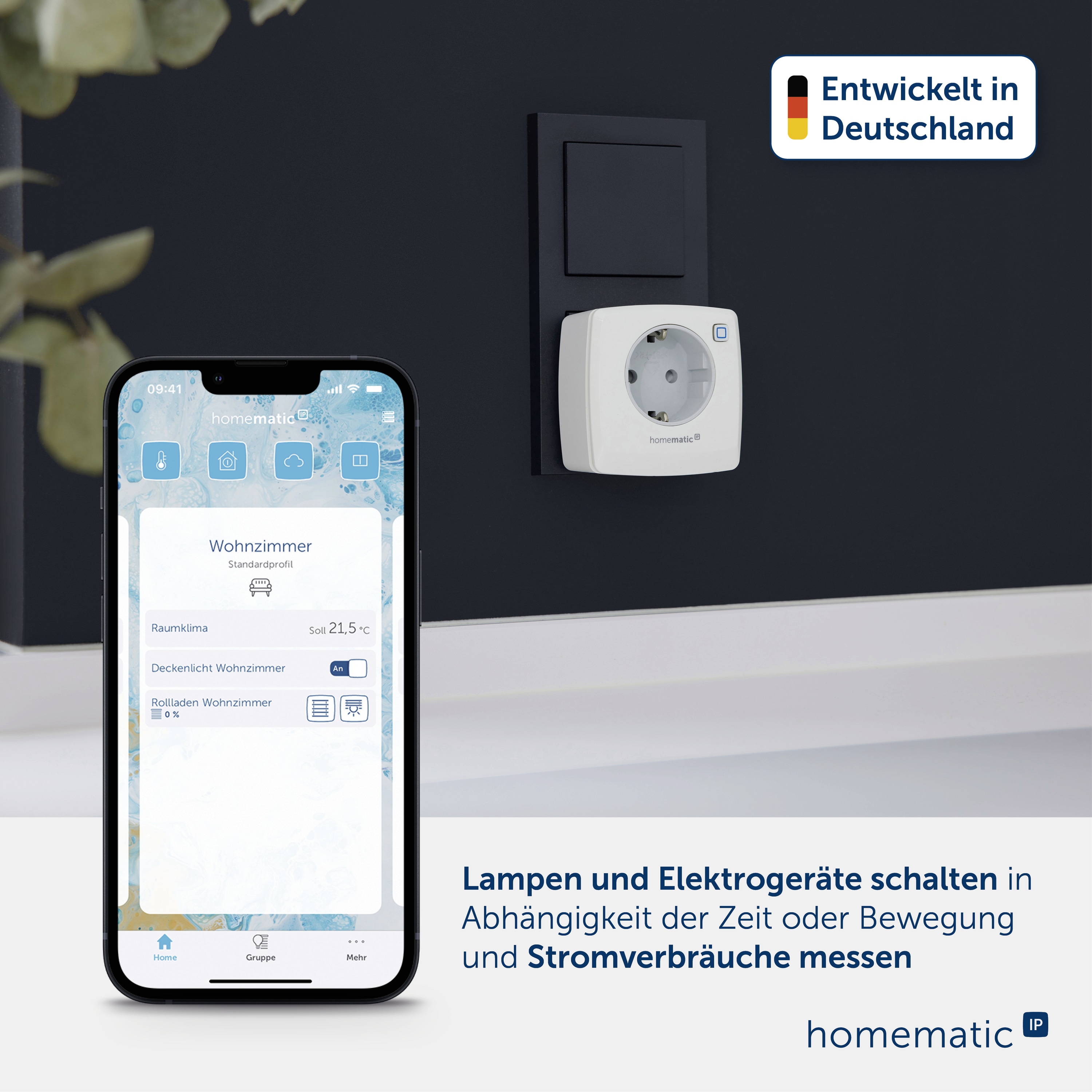 HOMEMATIC IP 157337A0, Schalt-Messsteckdose