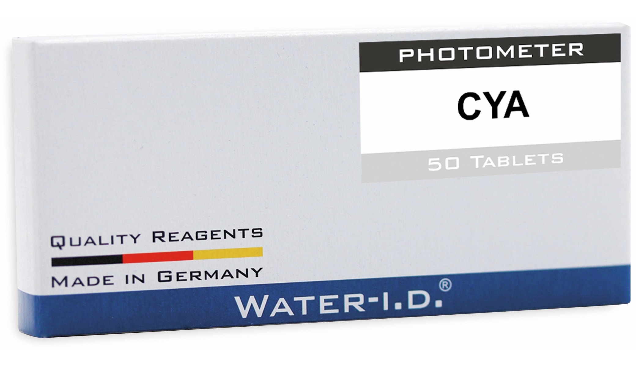 WATER-I.D. Tabletten Cyanursäure für PoolLab und FlexiTester, 50 Stück