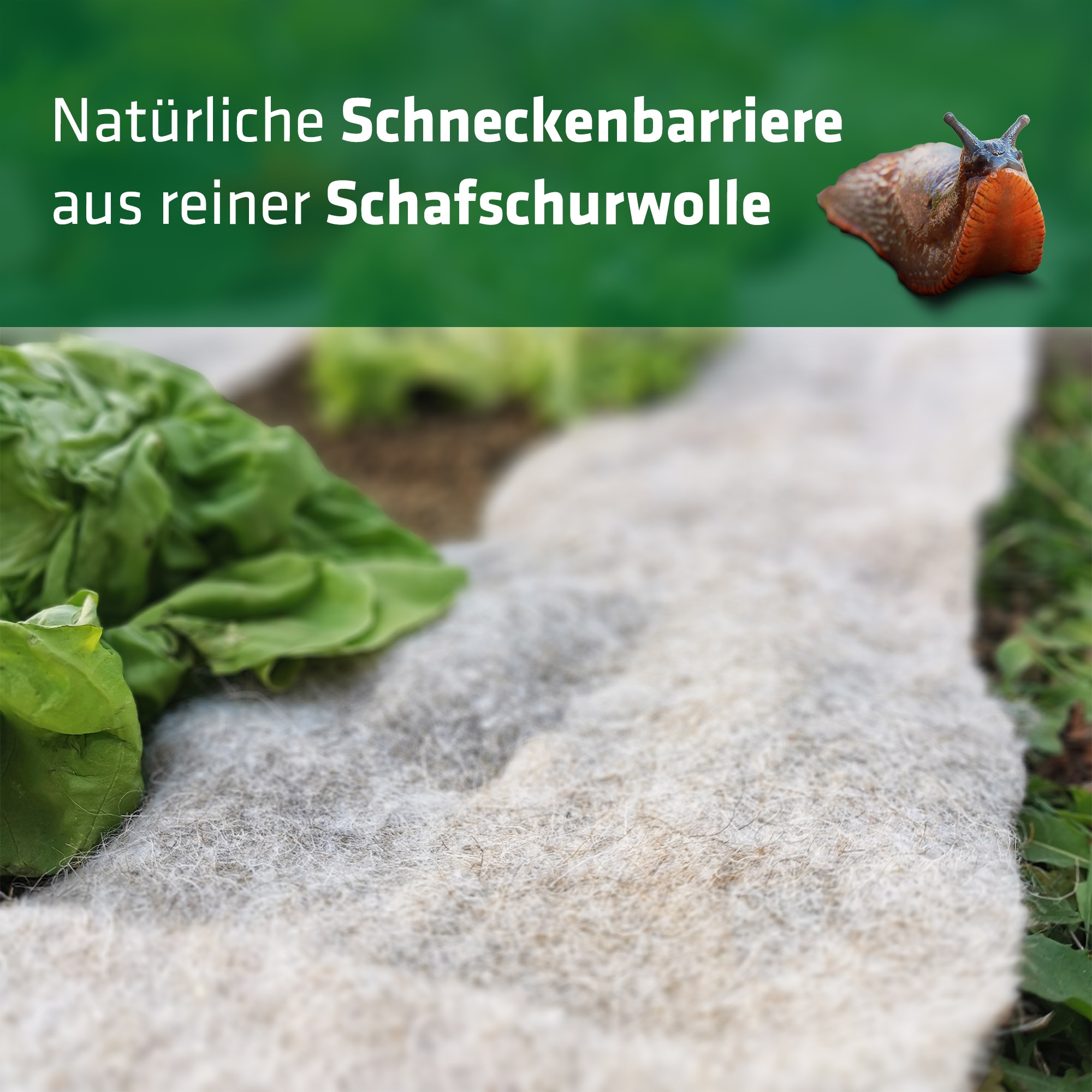 GARDIGO Schnecken-Stopp Vlies, 500x10 cm