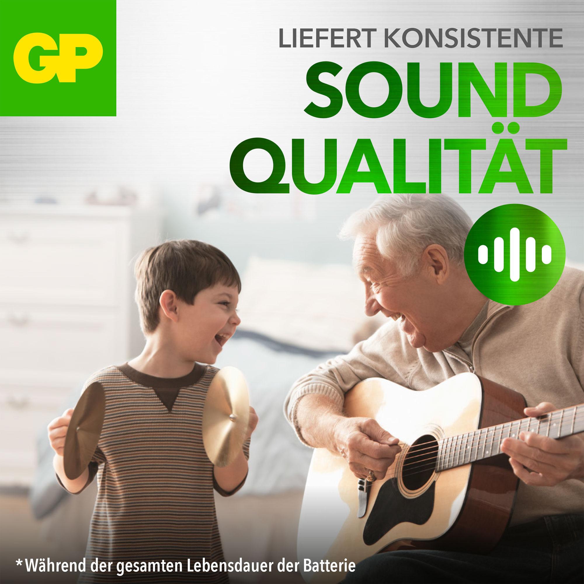 GP ZA 13 Hörgeräte Batterie, PR 48, 6-Stück